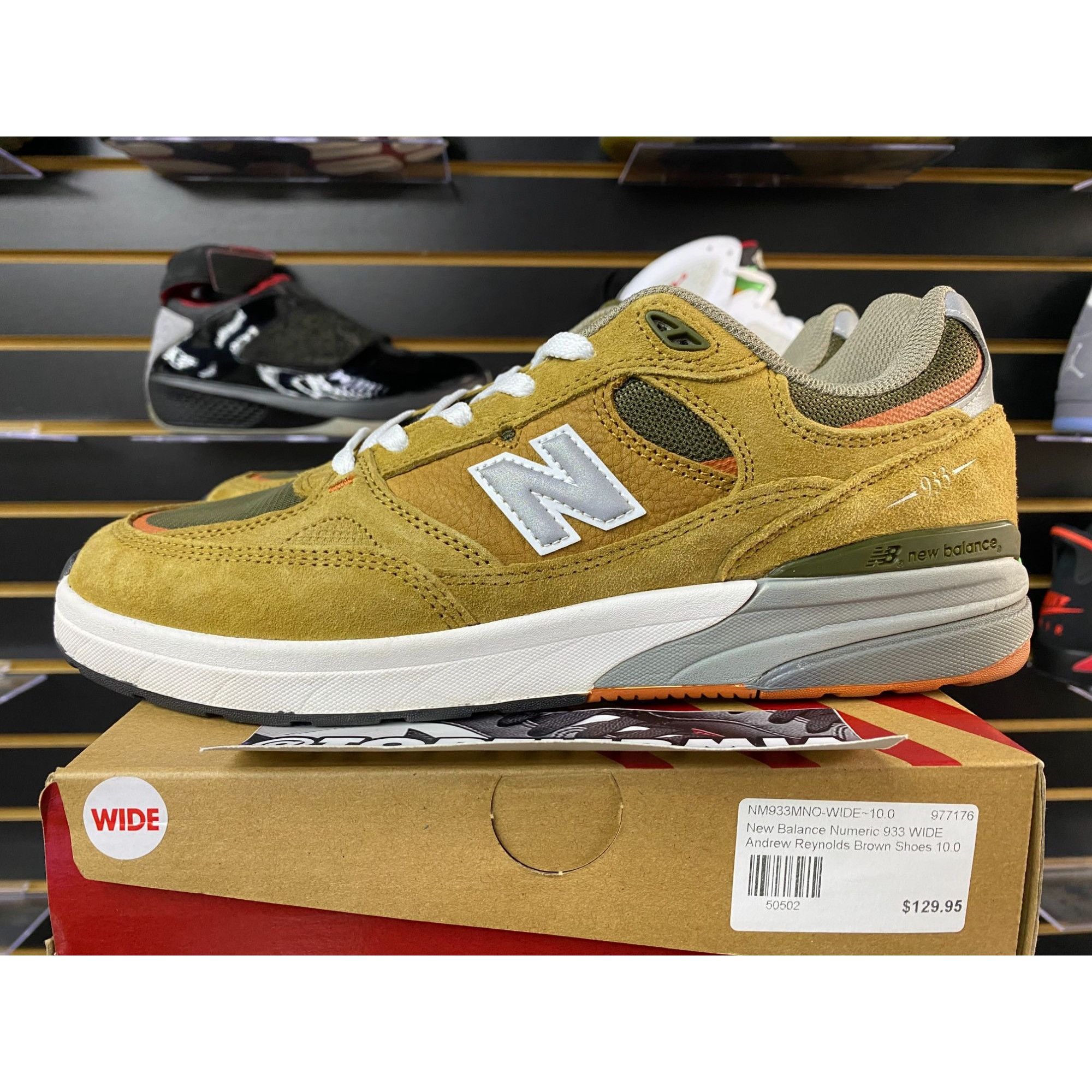 New Balance NEW BALANCE NUMERIC 933 ANDREW REYNOLDS WHEAT SZ 10 Size US 10 / EU 43 - 5 Thumbnail