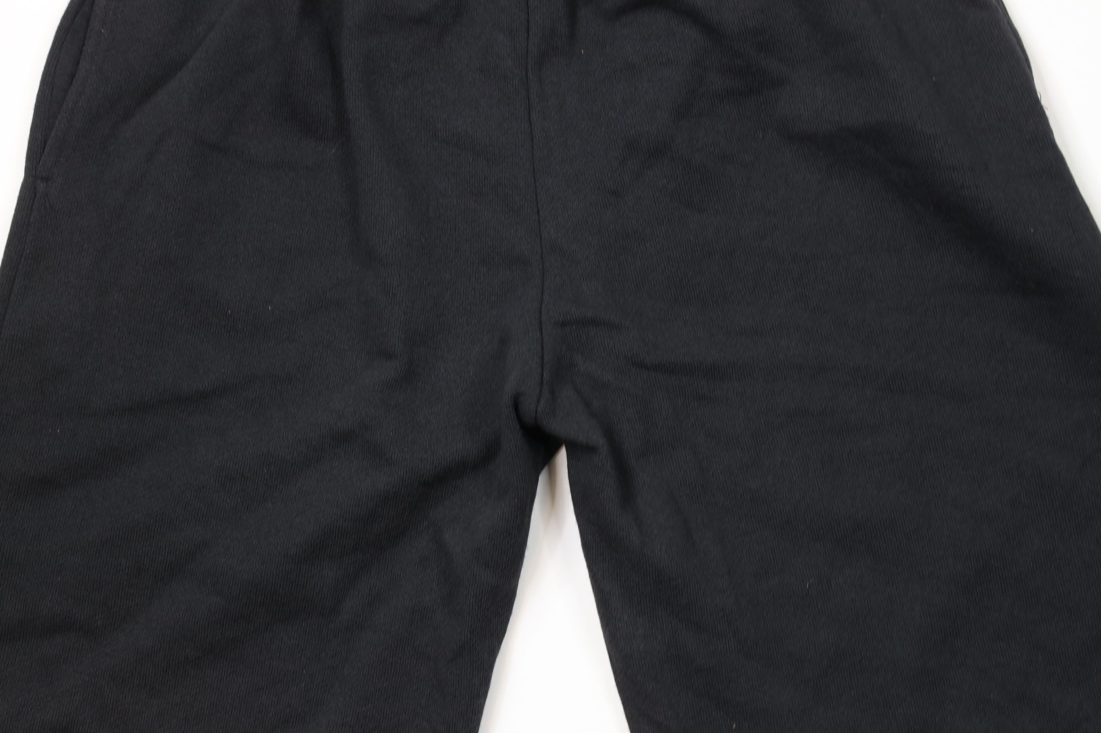 Vintage Vintage 90s Streetwear Knee Sweatpants Shorts Black USA Size US 34 / EU 50 - 3 Thumbnail