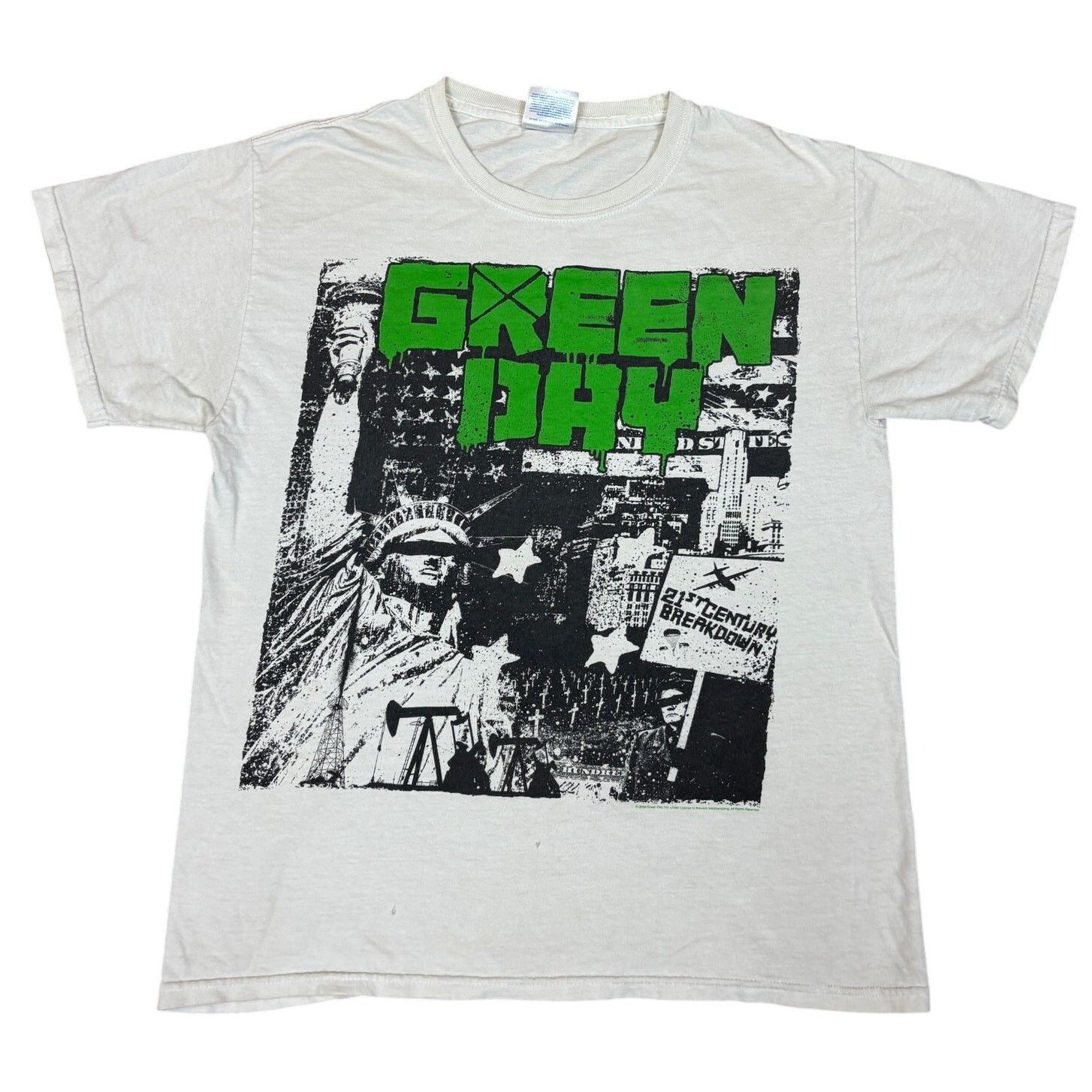 Hanes Green Day 21st Century Breakdown Album 2009 T Shirt Men's M Size US M / EU 48-50 / 2 - 1 Thumbnail