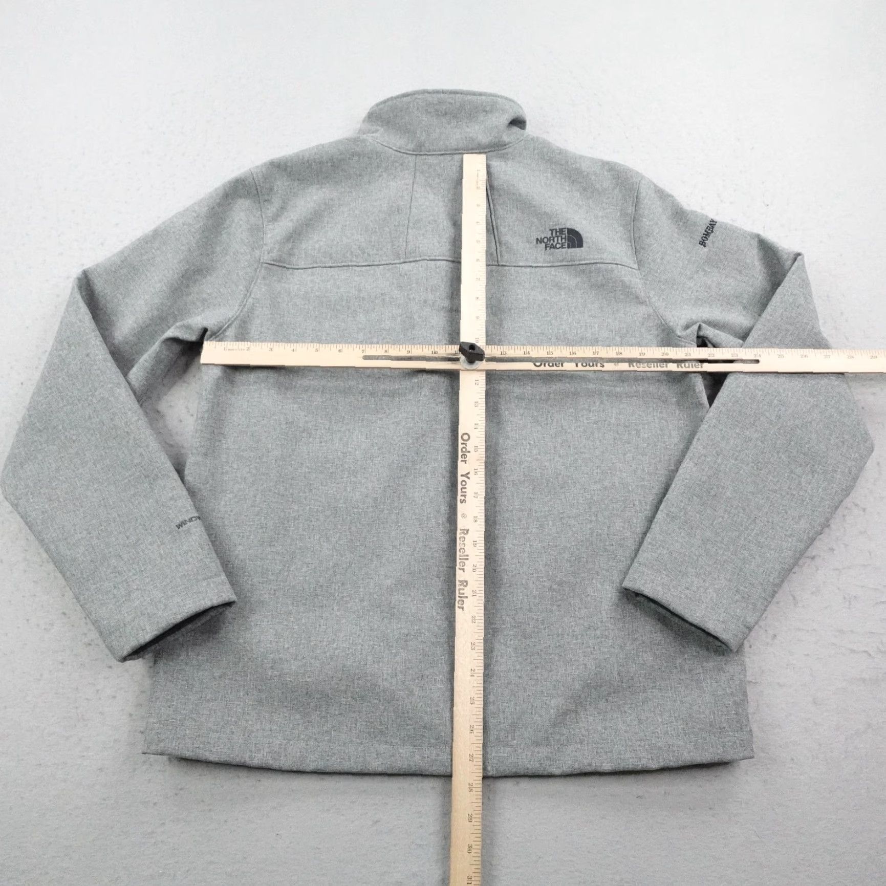 The North Face North Face Jacket Mens Large Gray Apex Barrier Soft Shell Full Zip Up Coat Size US L / EU 52-54 / 3 - 7 Thumbnail