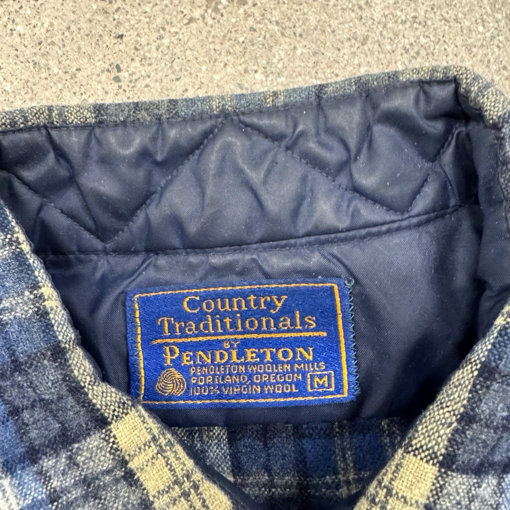 Pendleton VINTAGE Pendleton Plaid Wool Button-Up Shirt Mens Medium Brown USA Size US M / EU 48-50 / 2 - 6 Thumbnail