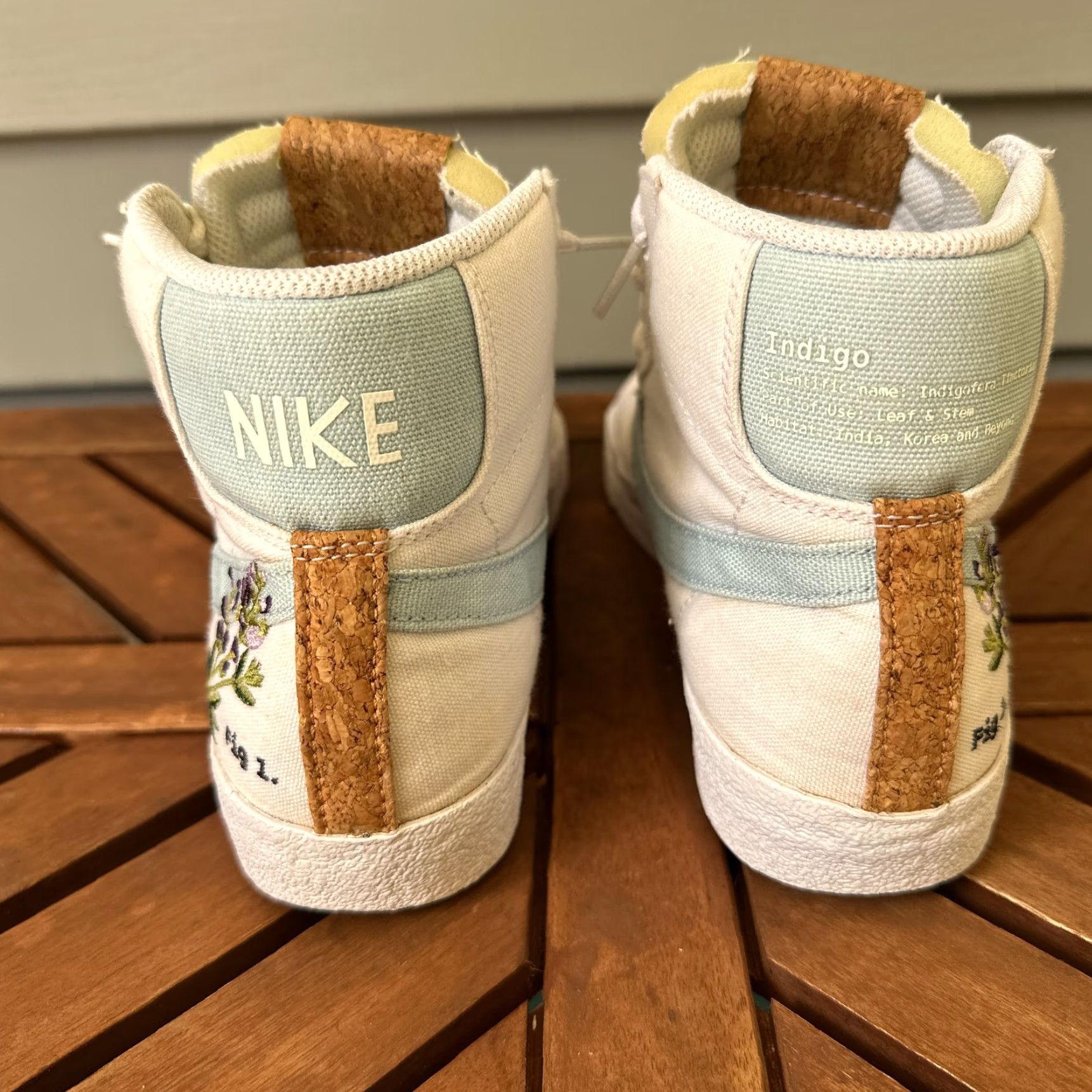 Nike Nike Blazer Mid 77 Shoes Womens Size 6.5 Indigo Cork Floral DC9265-100 Size M / US 6-8 / IT 42-44 - 7 Thumbnail