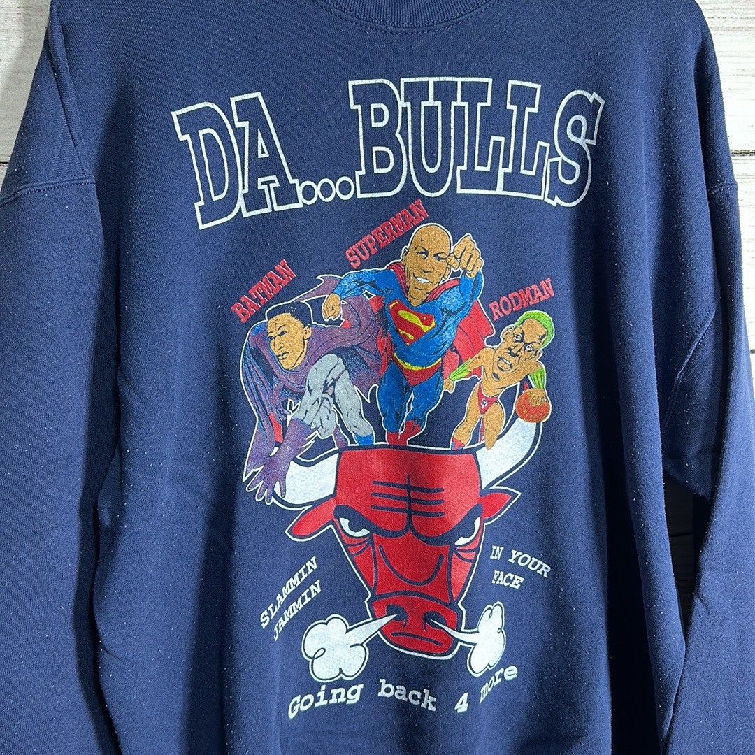 NBA × Vintage Vintage Chicago Bulls NBA Michael Jordan Superman Batman Size US L / EU 52-54 / 3 - 2 Thumbnail
