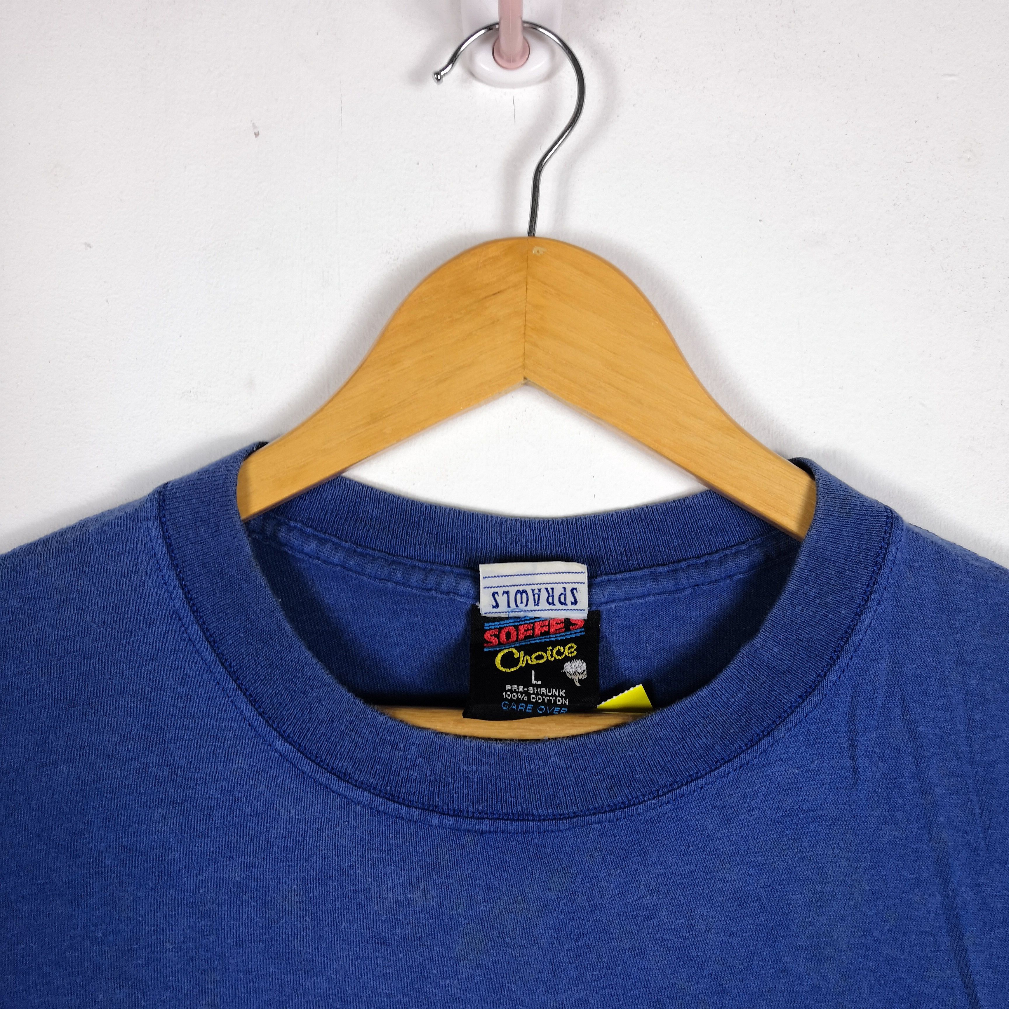 Vintage Vintage S & P 73 Sprawls T-Shirt Racing Crewneck Tees Size US L / EU 52-54 / 3 - 3 Thumbnail