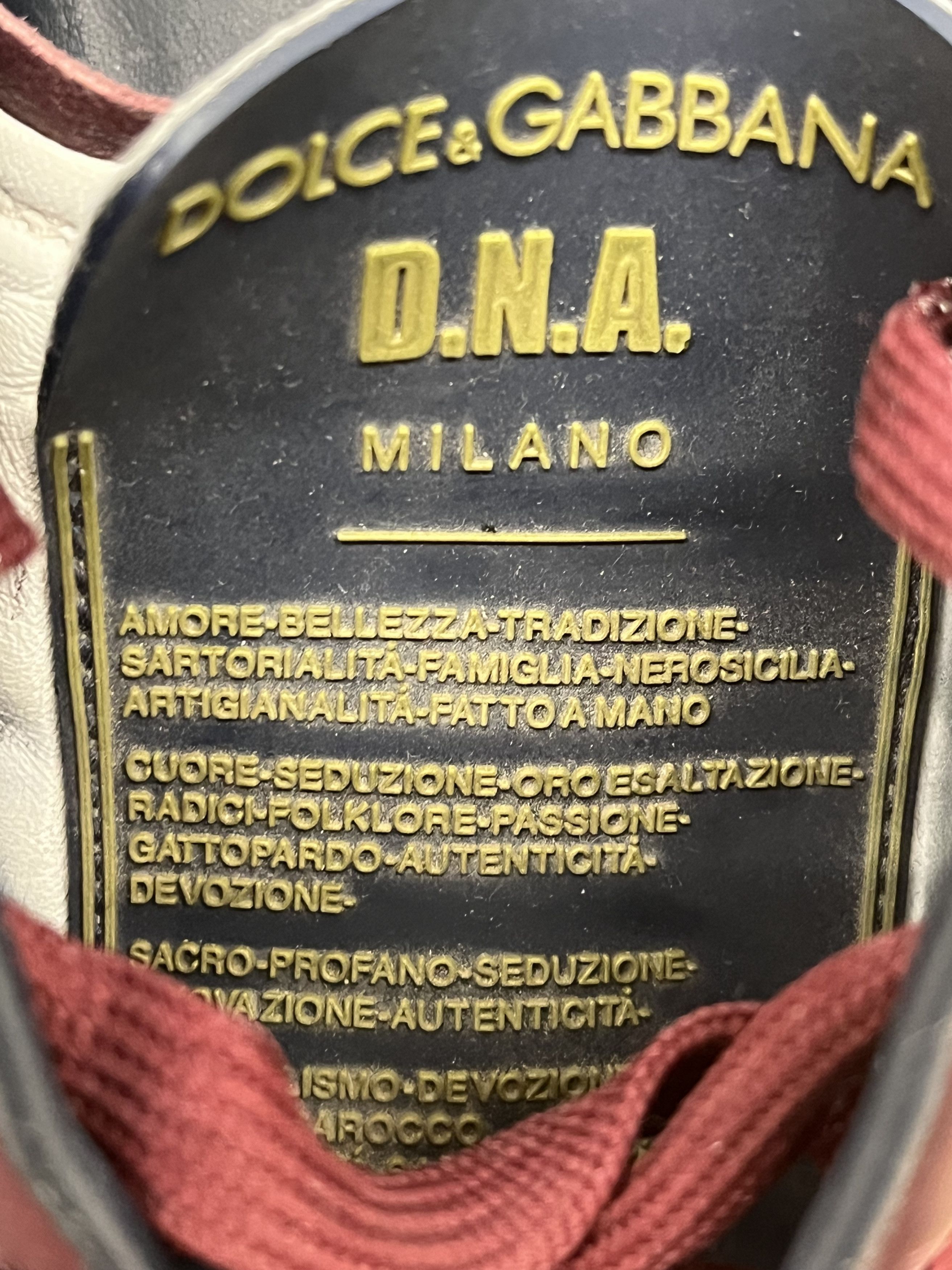 Dolce & Gabbana Dolce & Gabbana Mixed material Miami snakers Size US 12 / EU 45 - 6 Thumbnail