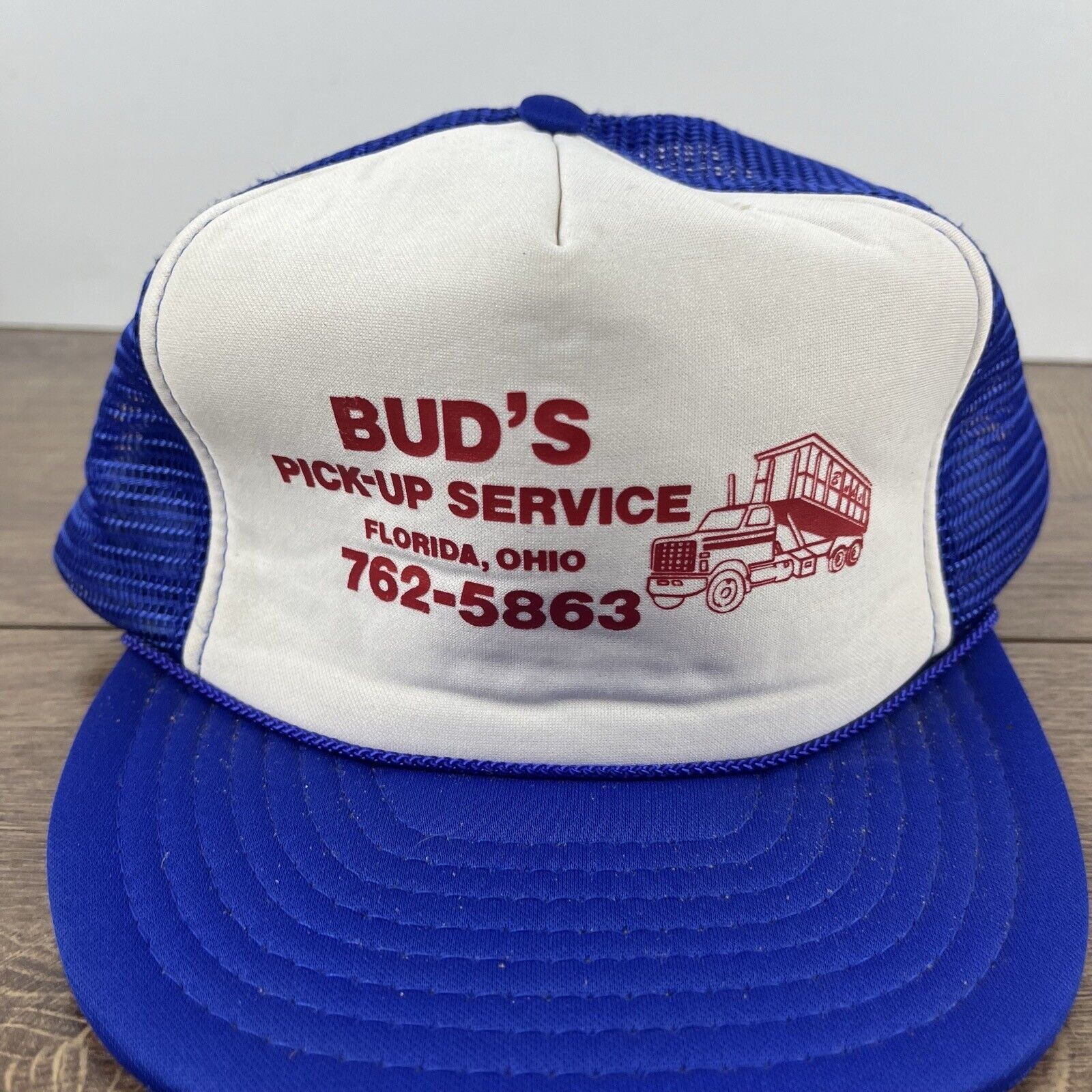Other Buds Pick Up Service Hat Florida Ohio White Cap Hat Adjustab Size ONE SIZE - 6 Thumbnail