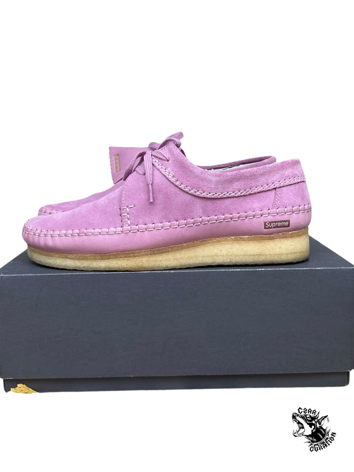 Clarks × Supreme Clark’s supreme lavender shoes Size US 11 / EU 44 - 1 Thumbnail