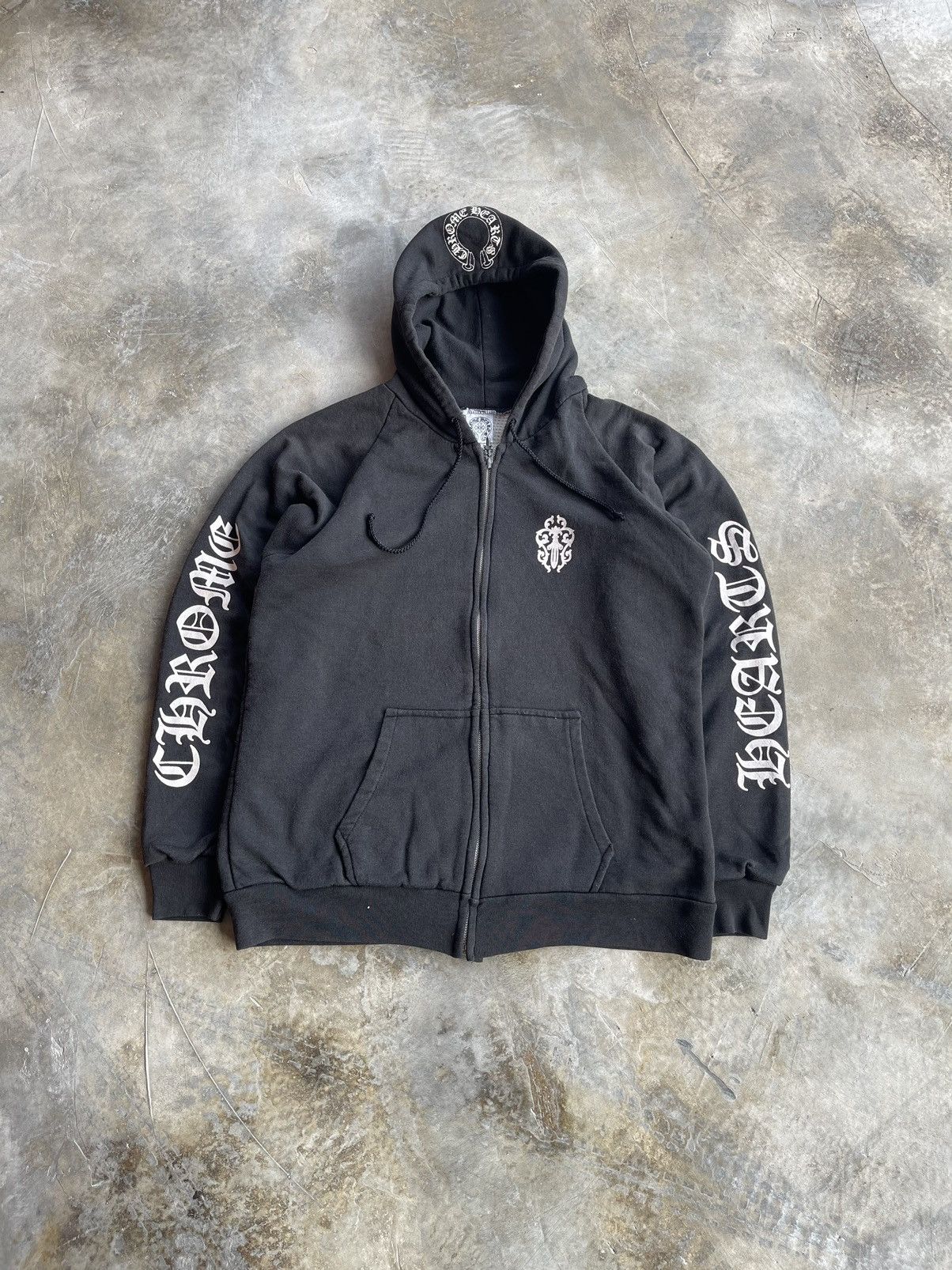 Vintage chrome hearts hoodie sale