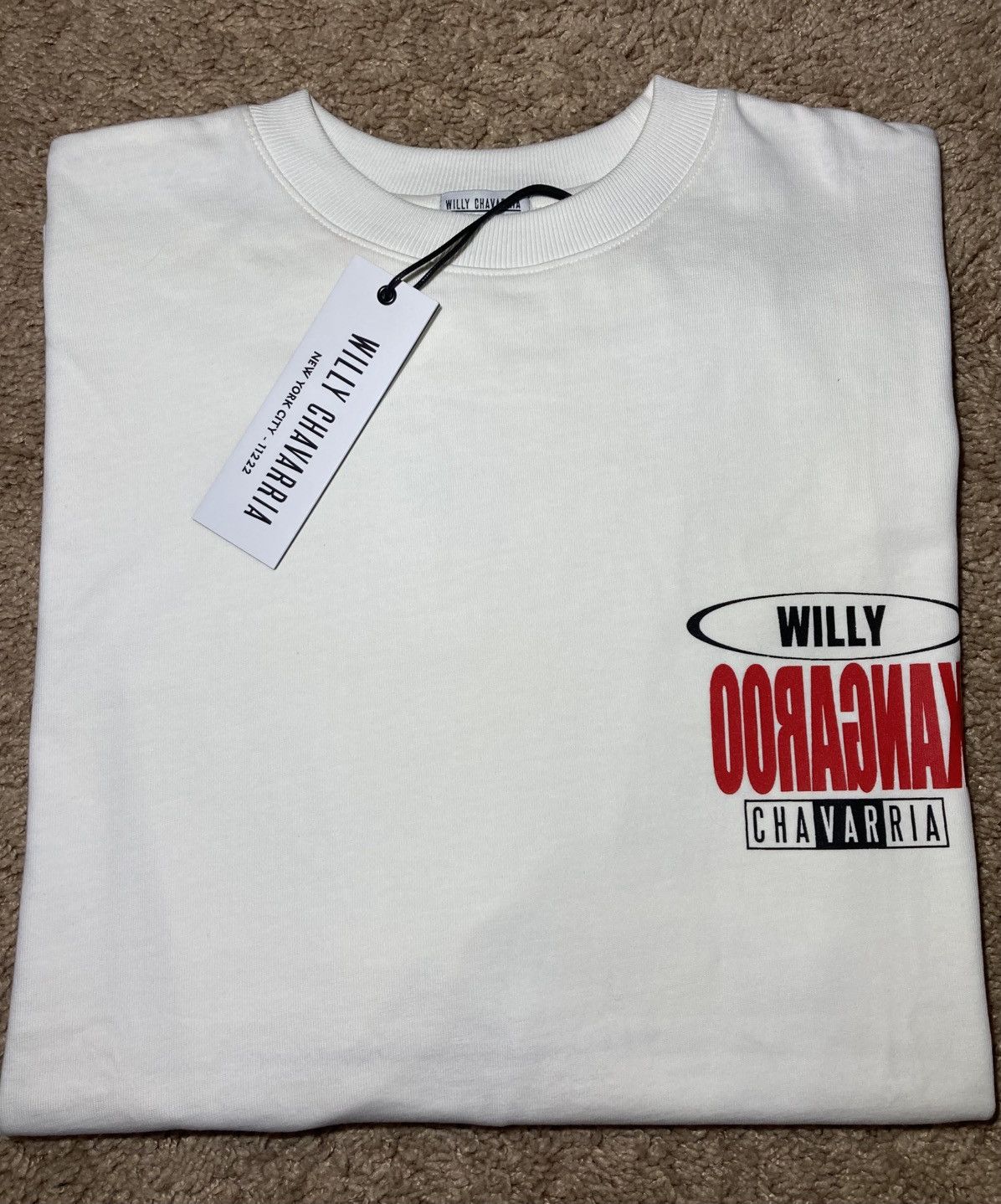 Willy Chavarria New AW23 Willy Chavarria Kangaroo Christ Graphic Tee M 2023 Size US M / EU 48-50 / 2 - 1 Thumbnail
