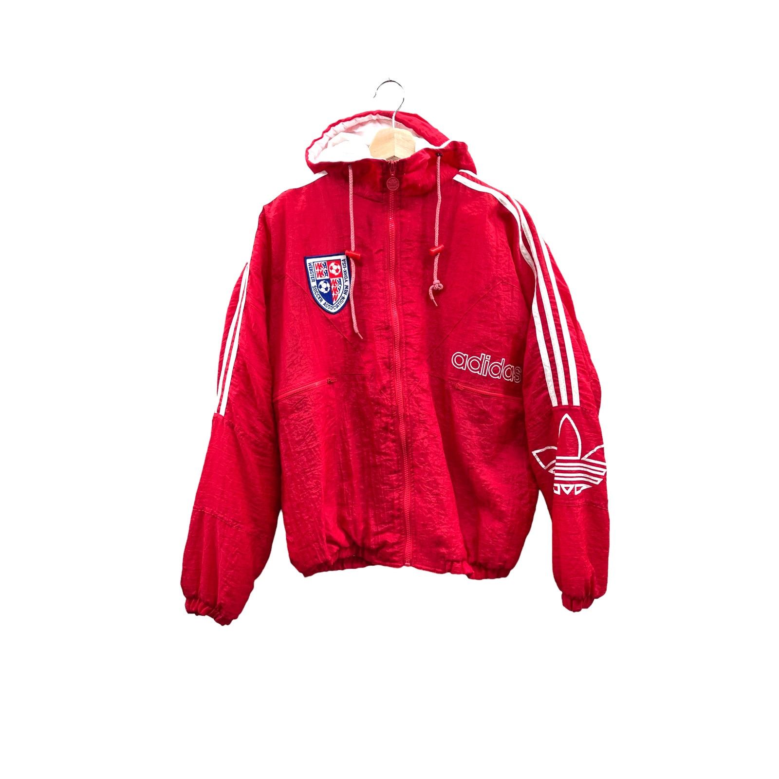 Adidas × Vintage 2000's Adidas Webster Soccer Association Athletic Jacket Size US M / EU 48-50 / 2 - 1 Thumbnail