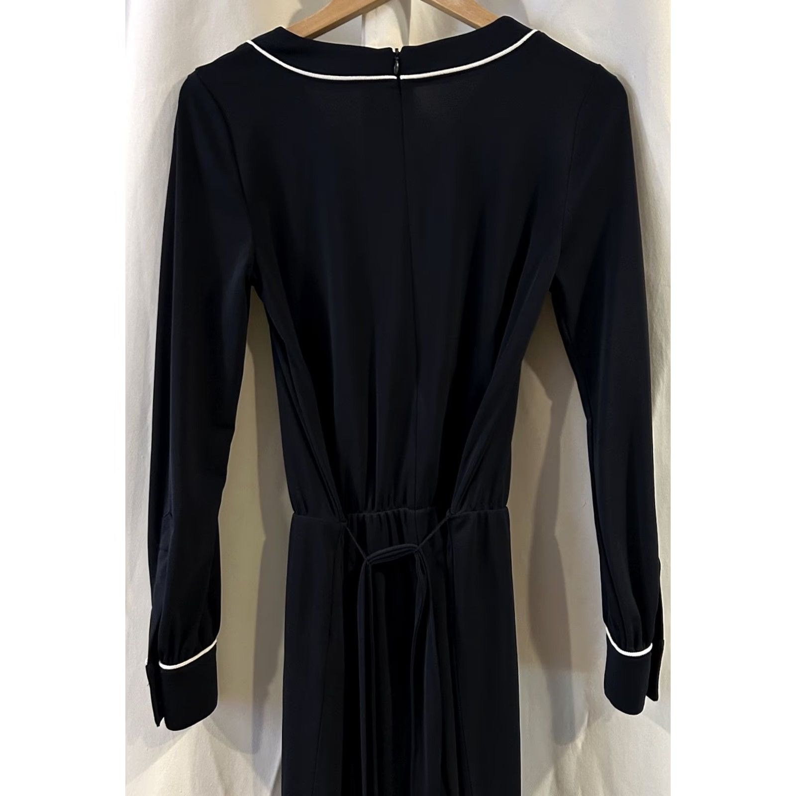 Ralph Lauren Ralph Lauren Navy Blue Knit Jumpsuit One-Piece V-Neck Zip Closure Pockets Leggings Included Regular Size M Women Size 32" / US 10 / IT 46 - 5 Thumbnail