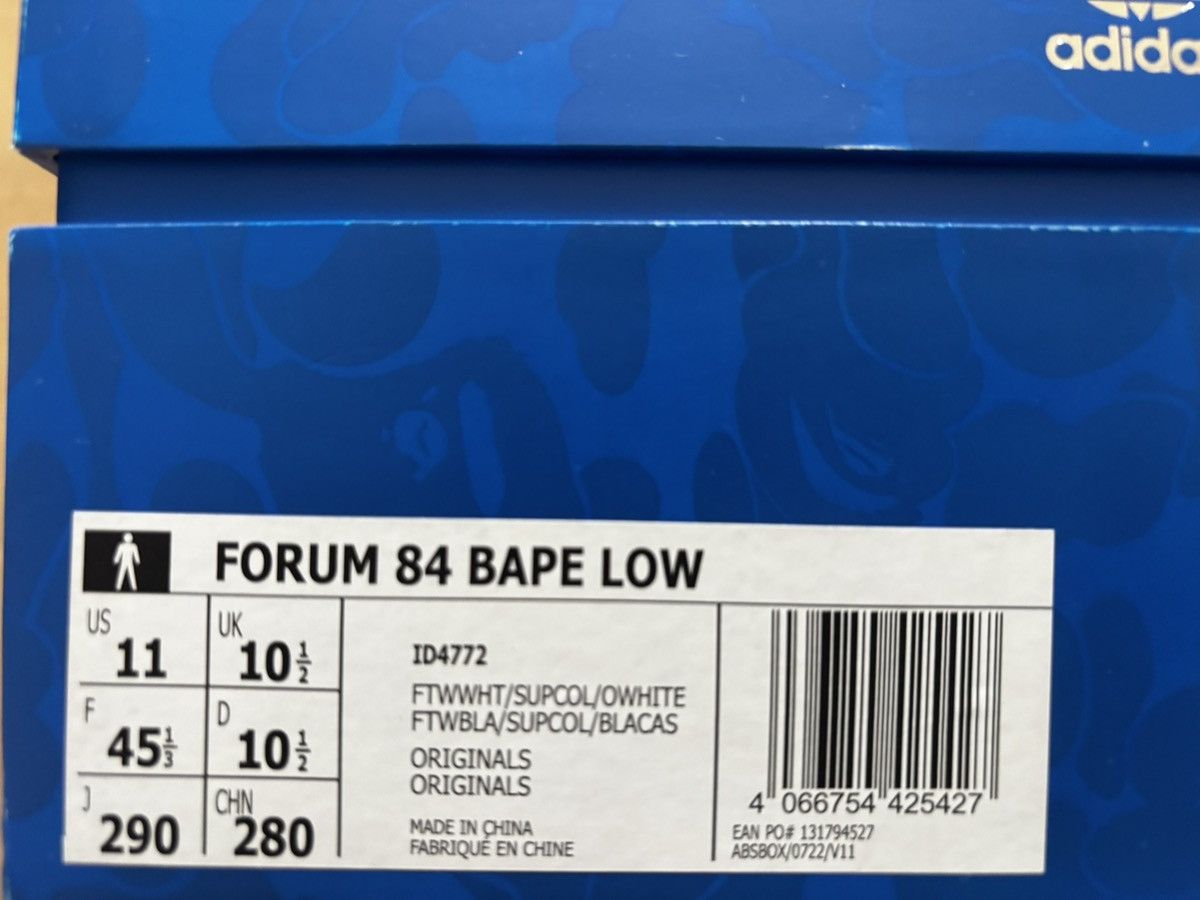Adidas Authentic ape bape x adidas forum abc camo 11 new Size US 11 / EU 44 - 15 Thumbnail