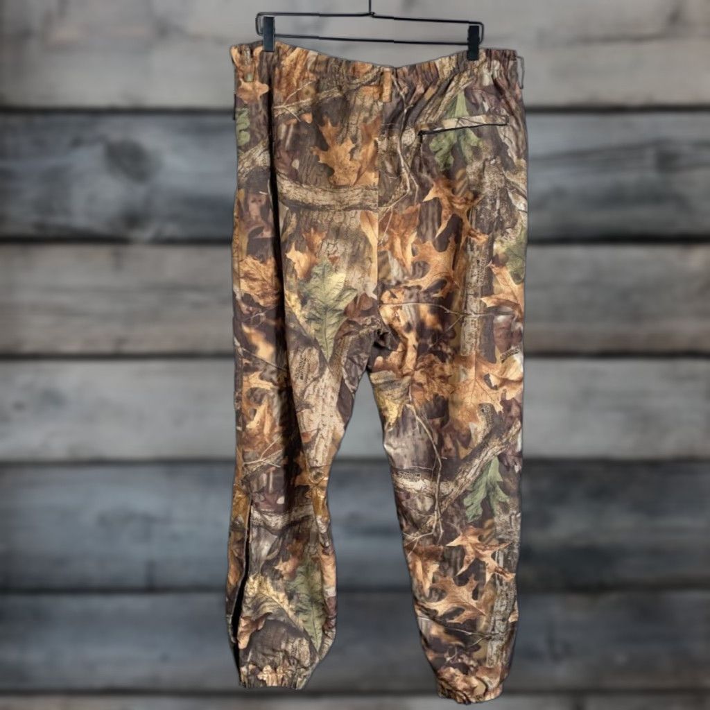 Vintage RedHead Goretex Camo Drawstring Hunting Pants Men's 2XL Brown Camouflage Lined Size US 38 / EU 54 - 1 Thumbnail