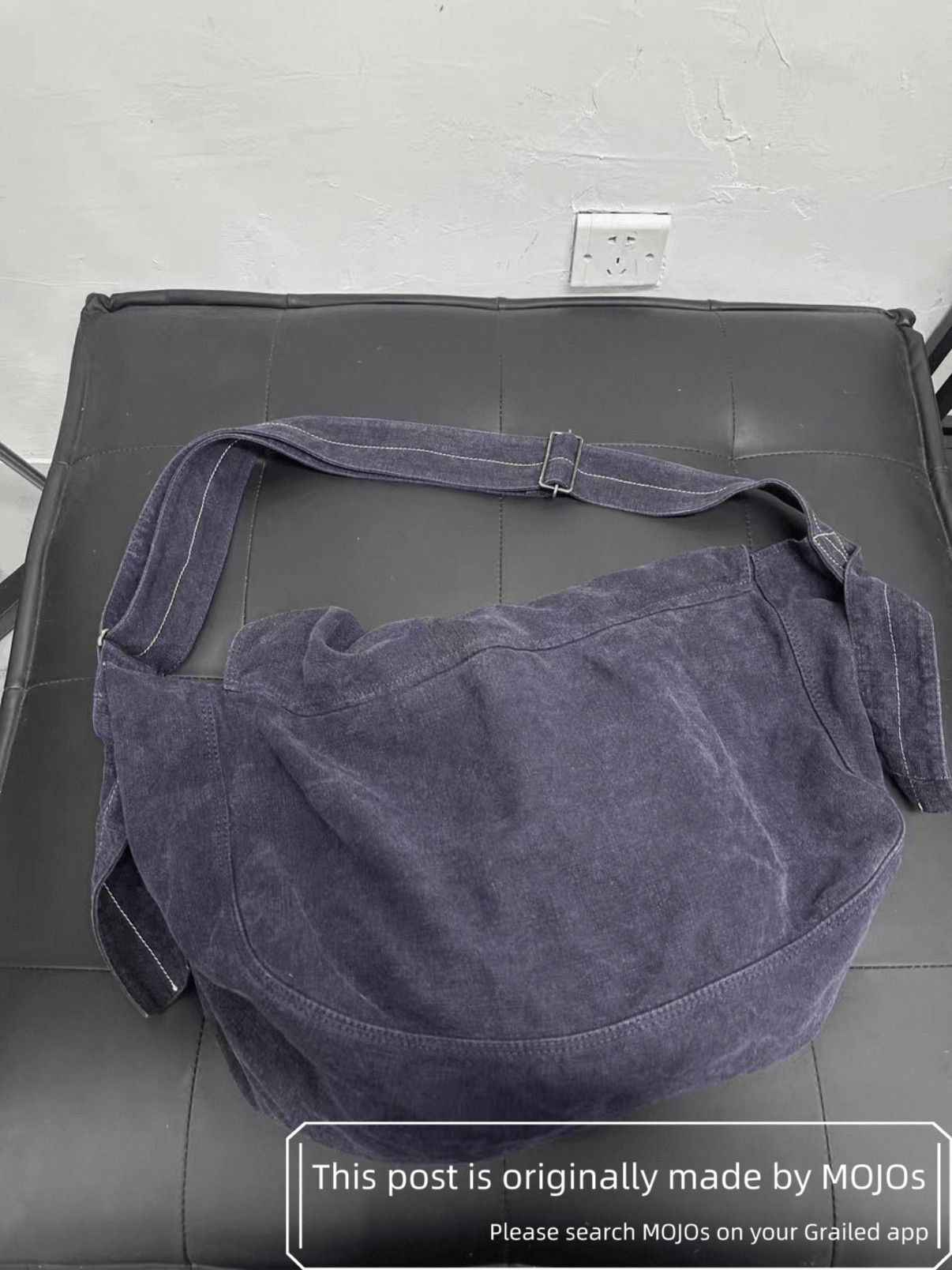 Yohji Yamamoto Yohji Yamamoto Canvas Messager Bag mojos5311 Size ONE SIZE - 4 Thumbnail