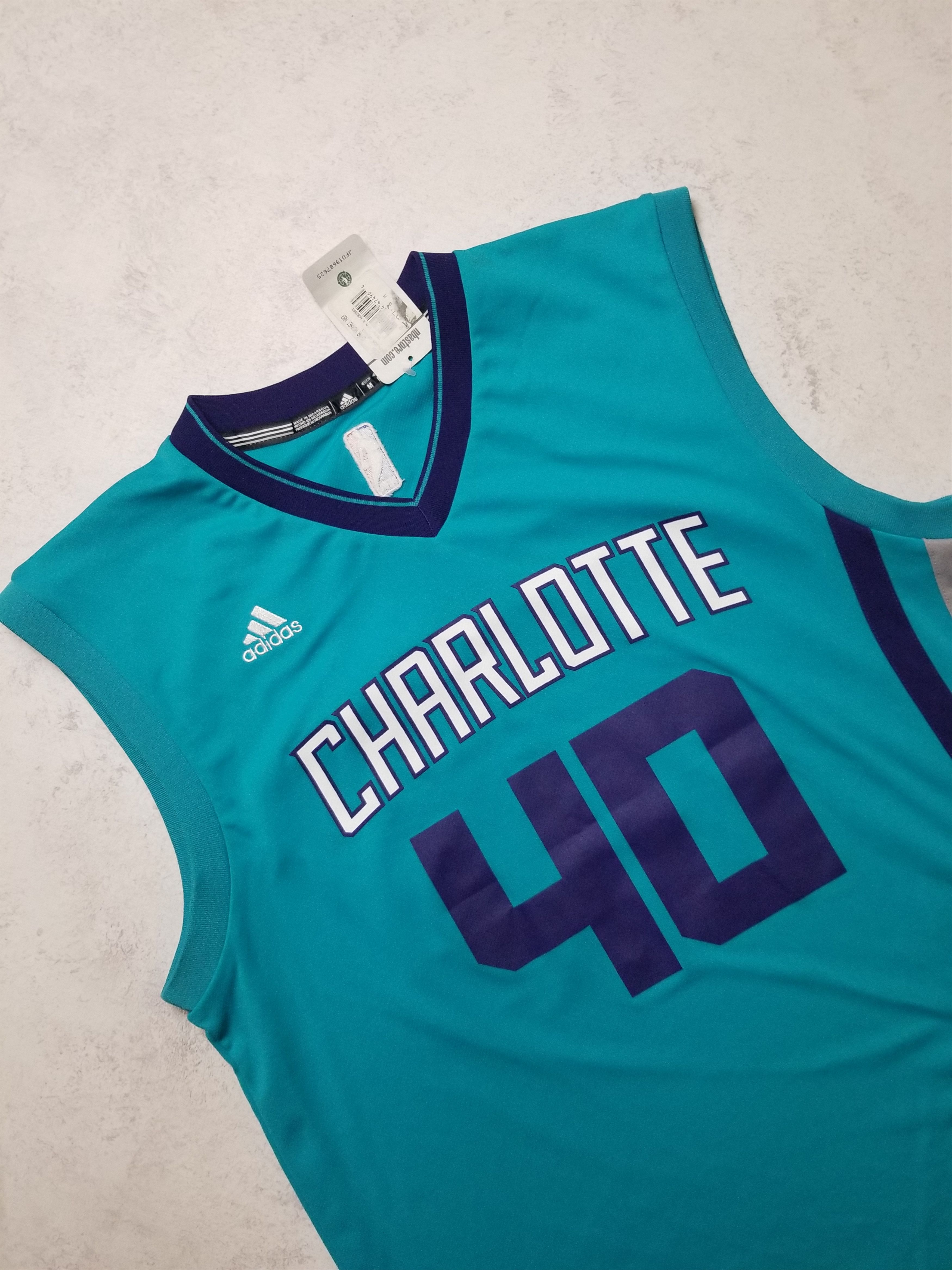 Adidas Charlotte Hornets #40 Zeller NBA Basketball Teal Jersey Size US M / EU 48-50 / 2 - 17 Thumbnail