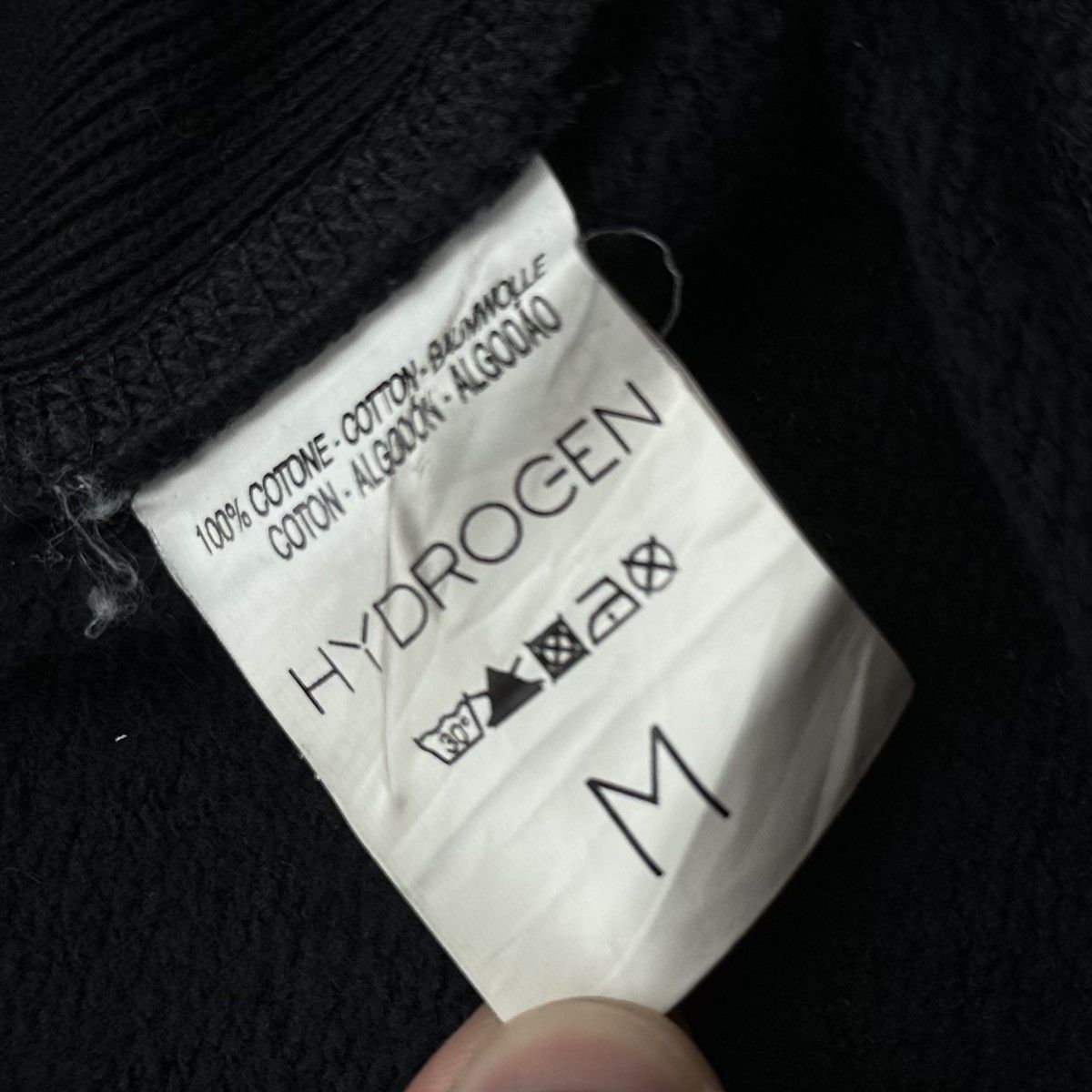HYDROGEN VINTAGE HYDROGEN JEANS ZIPPER SWEATER RIPPED DESIGN Size US M / EU 48-50 / 2 - 16 Thumbnail