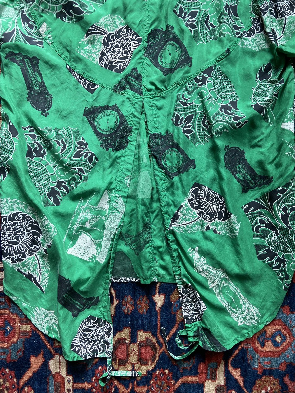Designer × Other × Vintage Vintage English Eccentric Half Button Up Size US L / EU 52-54 / 3 - 6 Thumbnail