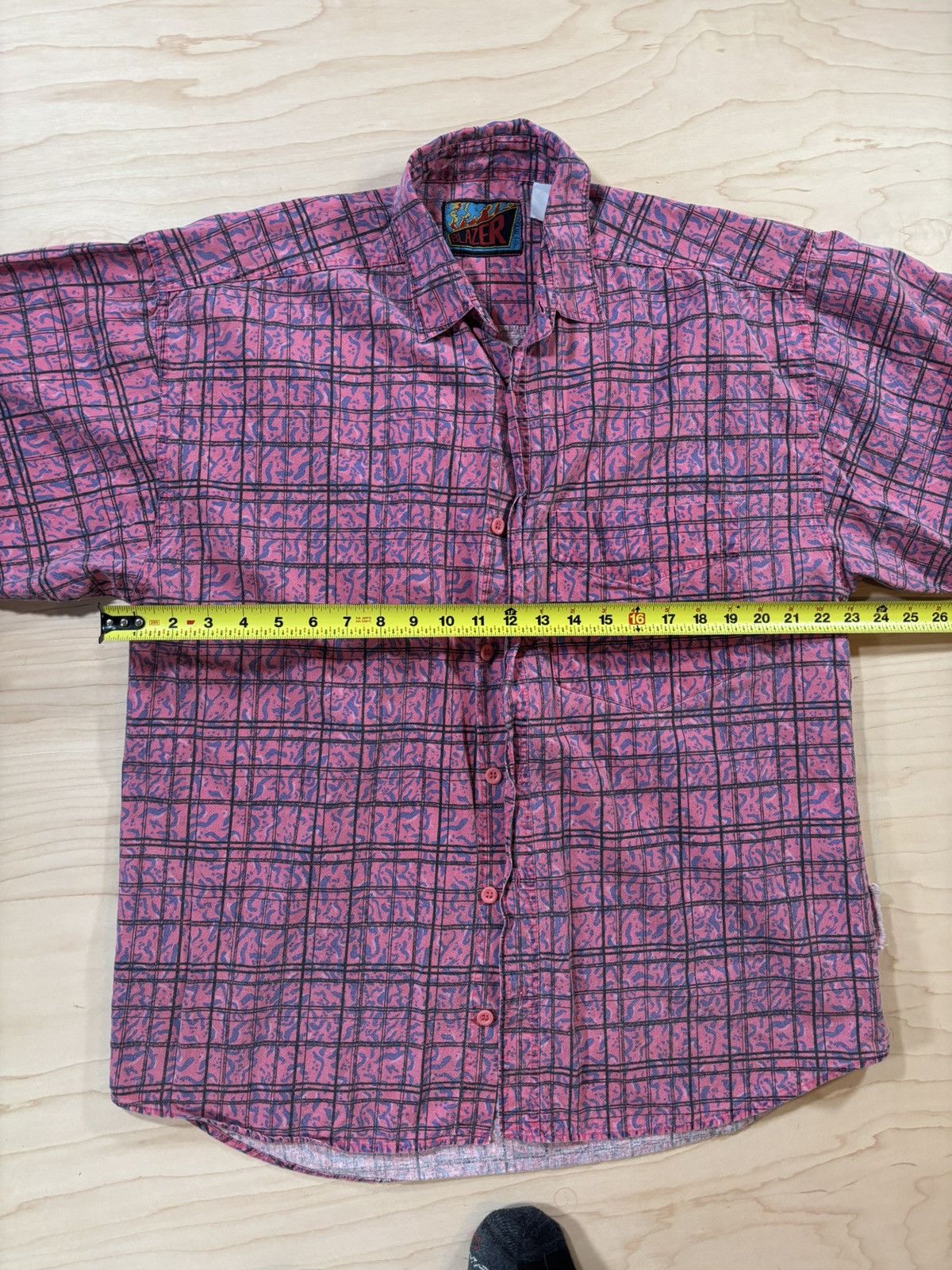 Other Vintage Blazer Firenze Abstract Short Sleeve Shirt 80s/90s Size US XL / EU 56 / 4 - 5 Thumbnail