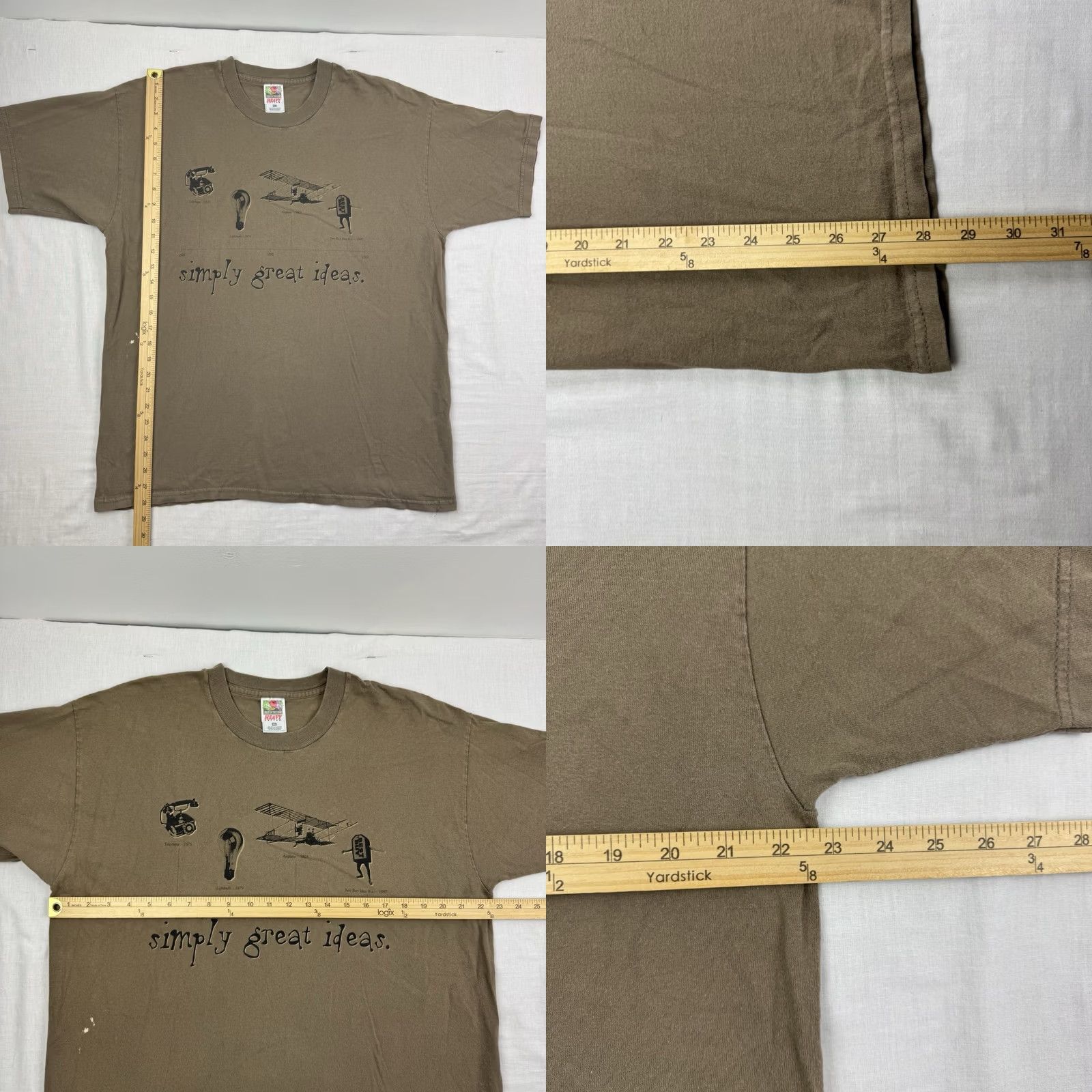Fruit Of The Loom VINTAGE Best Buy Promo T Shirt Adult XL Simply Great Ideas Technology Computers Size US XL / EU 56 / 4 - 8 Thumbnail