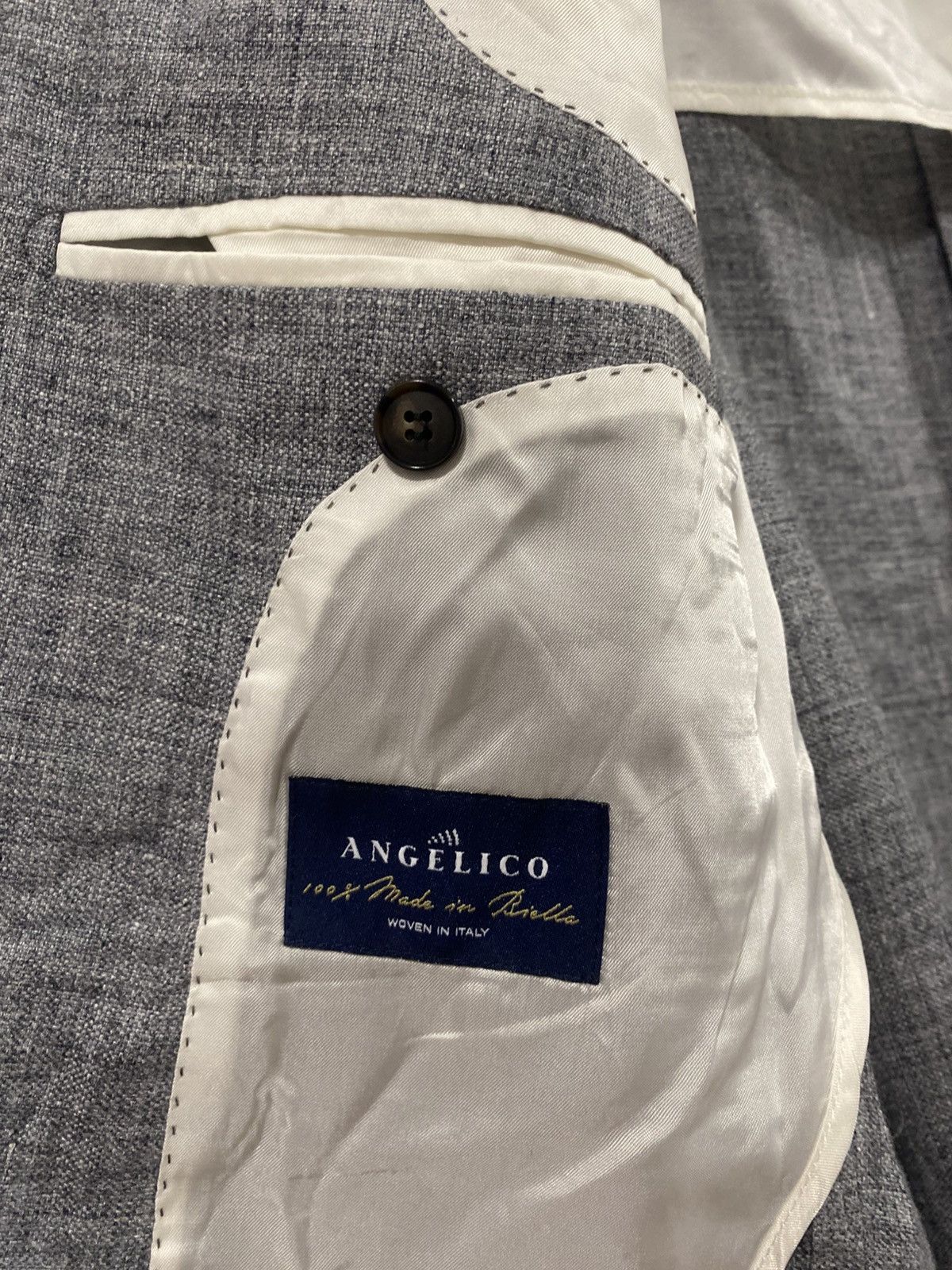 Suitsupply Suitsupply Angelico Linen Blazer Havana Patch HL Size: 44S Size 44S - 8 Thumbnail