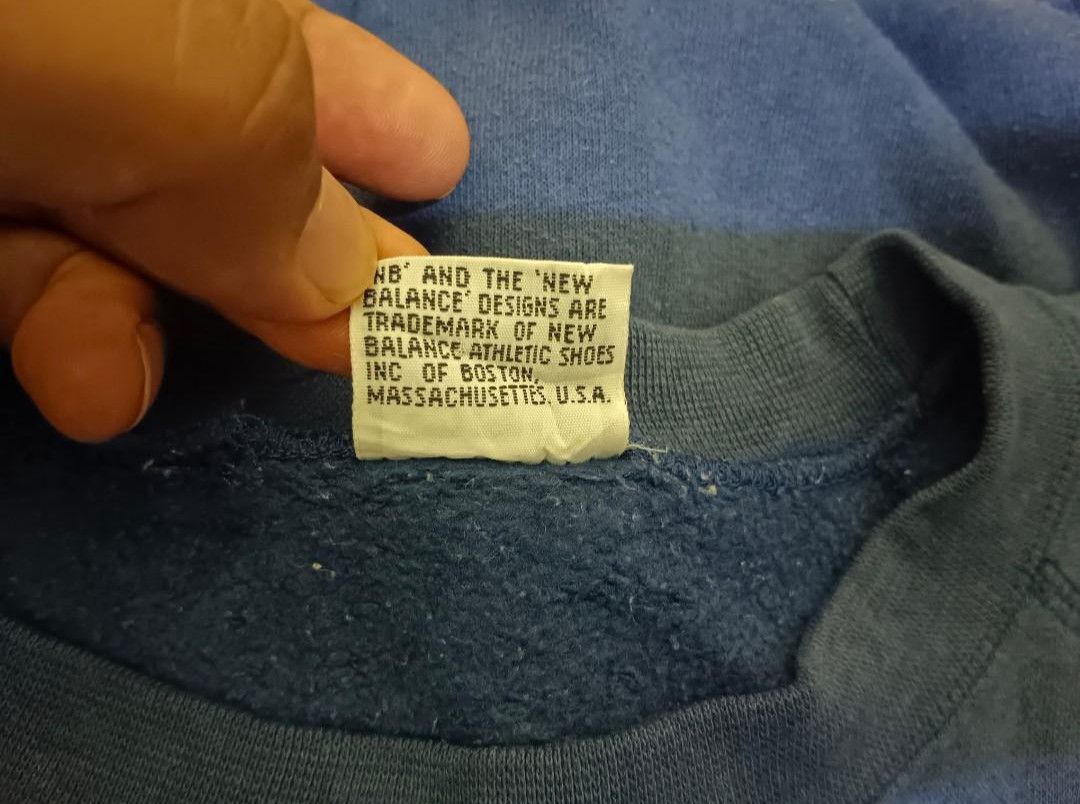 New Balance × Vintage Vintage New Balance Sweater Big Logo USA Size US M / EU 48-50 / 2 - 4 Thumbnail