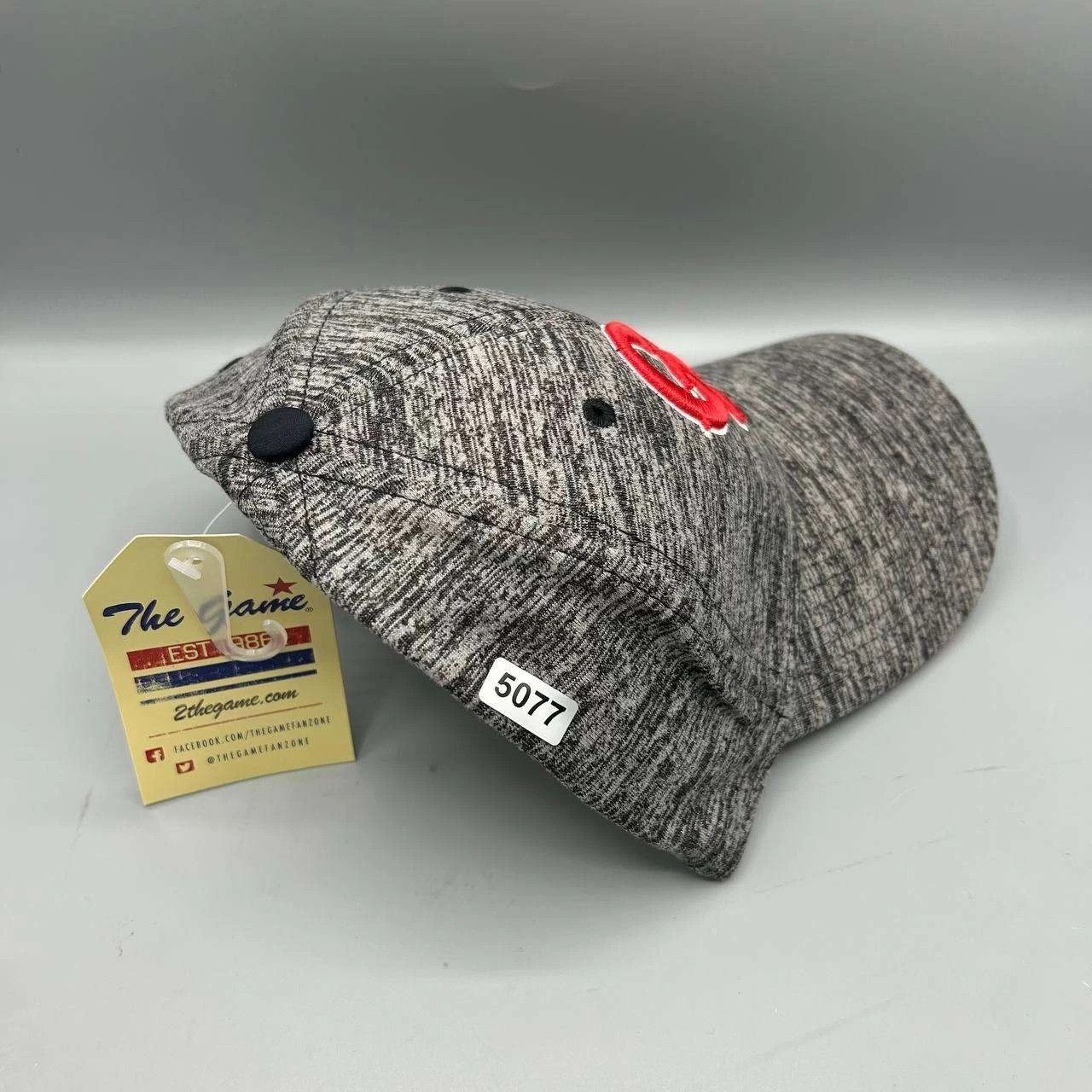 The Game Vintage OM Patriots Hat Men S-M Gray Stretch Fitted Cap New Size ONE SIZE - 8 Thumbnail