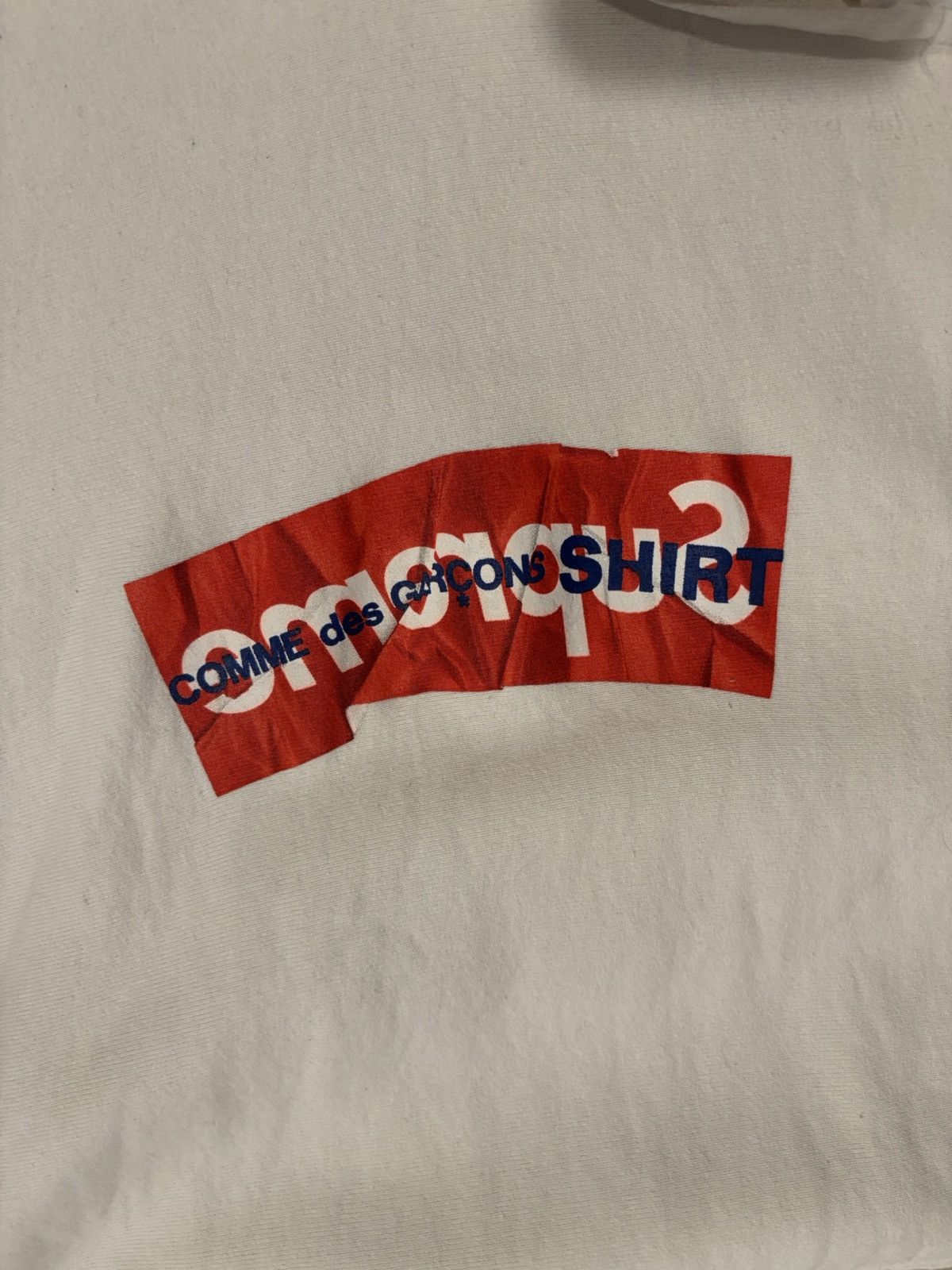 Comme des Garcons SHIRT × Supreme CDG x Supreme Backwards Box Logo Hoodie Size US L / EU 52-54 / 3 - 3 Thumbnail