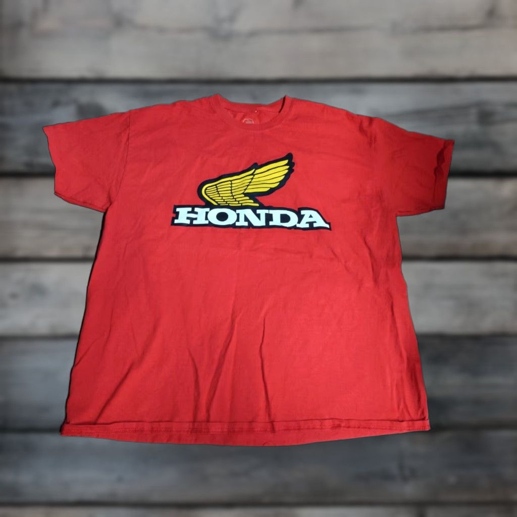 Honda Honda Logo T-Shirt Men XL Red Cars Graphic Print Vintage 90s Style Size US XL / EU 56 / 4 - 1 Thumbnail