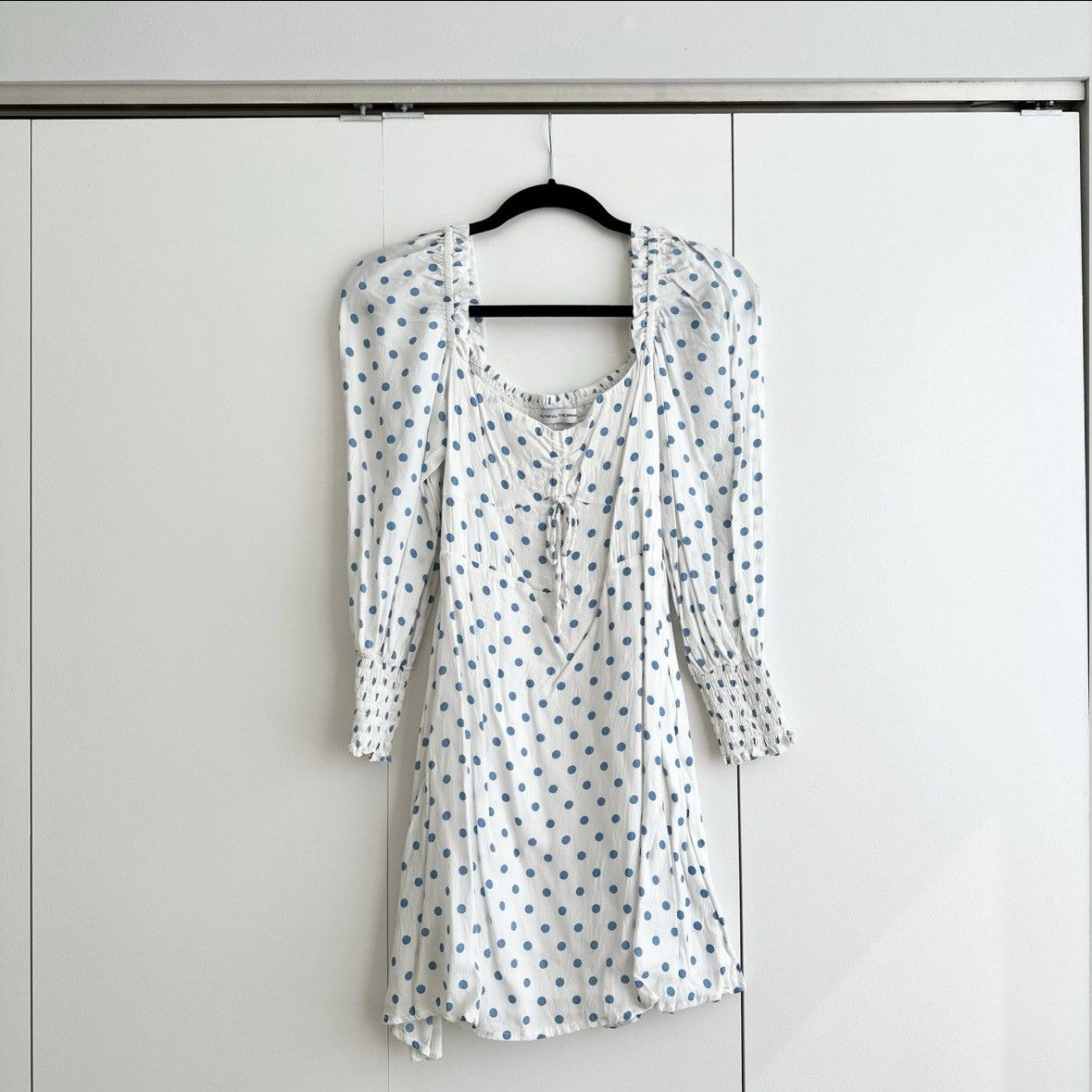FAITHFULL Faithful the Brand Arianne Mini Dress Maurice Dot Print Size XS / US 0-2 / IT 36-38 - 6 Thumbnail
