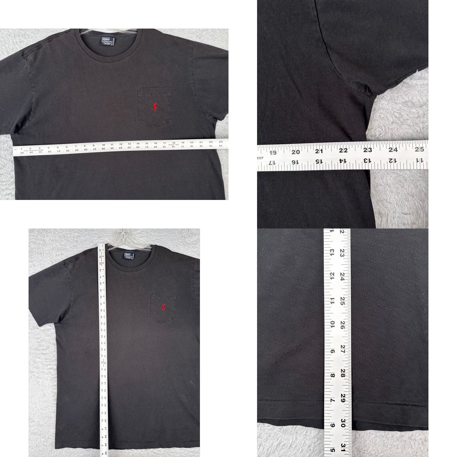 Ralph Lauren Polo Ralph Lauren T-Shirt Adult Large Black Crew Neck Short Sleeve 100% Cotton Outdoor Mens Size US L / EU 52-54 / 3 - 8 Thumbnail