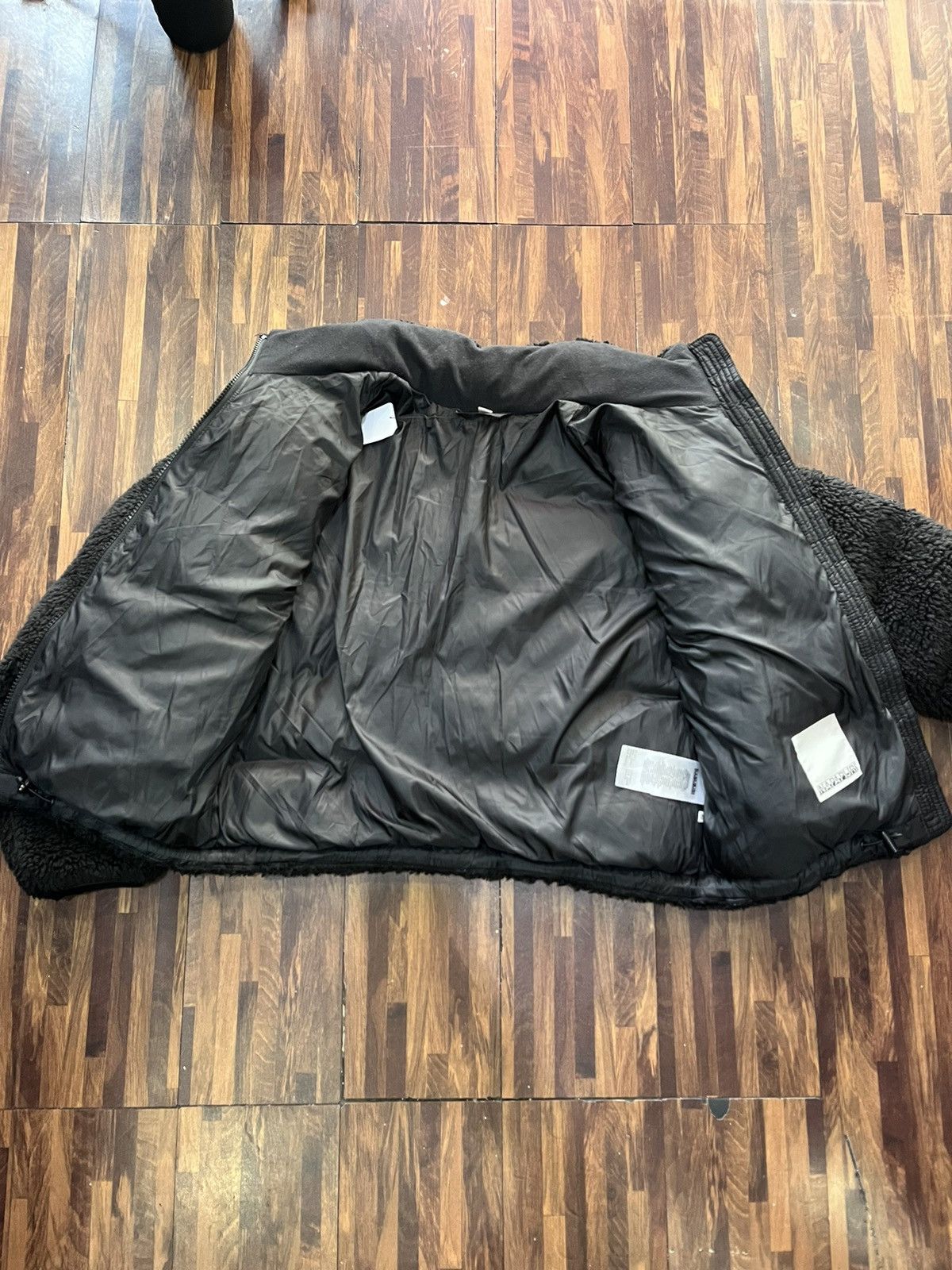 Napapijri × Vintage Napapijri Abox Borg Fleecejacke Black Size US XS / EU 42 / 0 - 4 Thumbnail