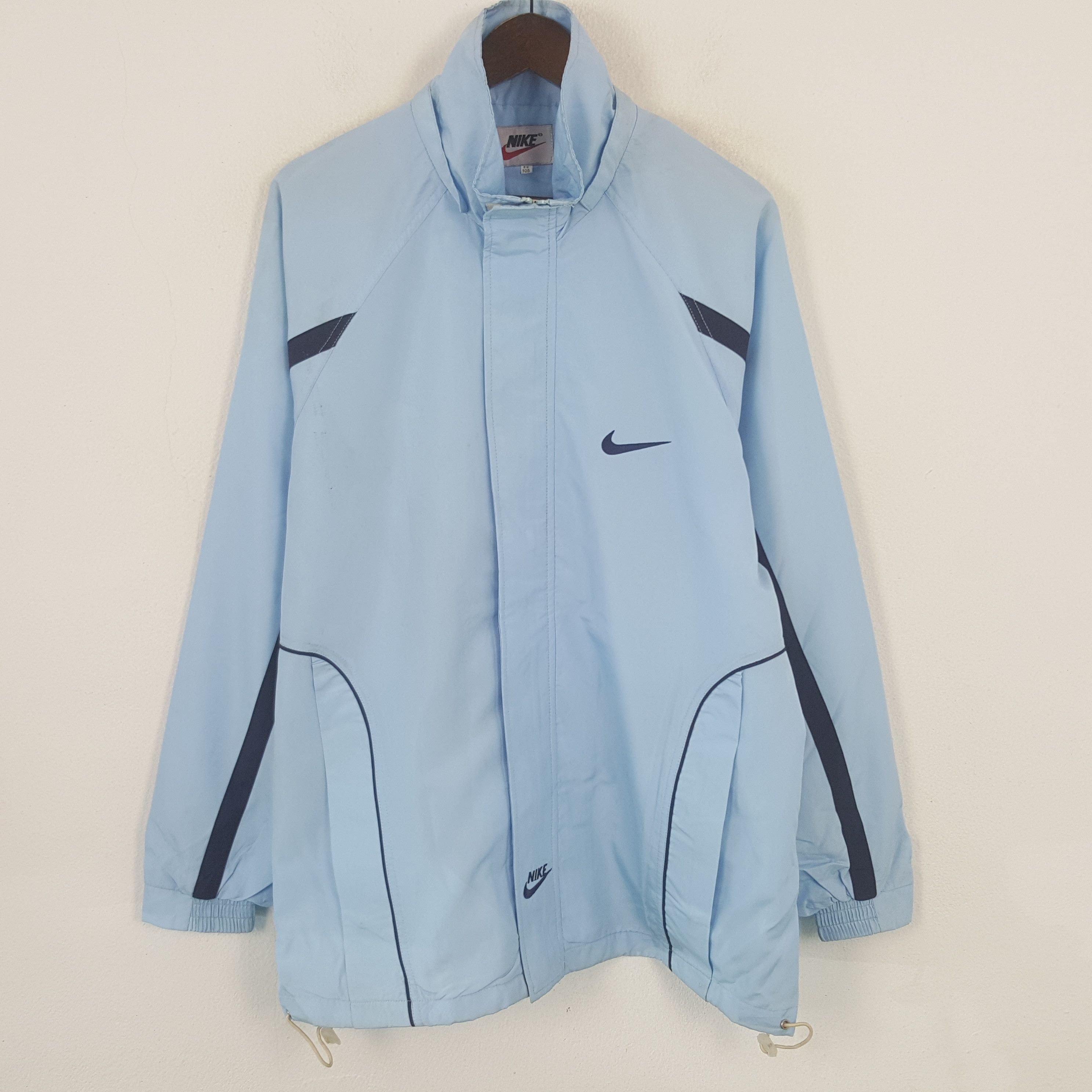 Nike Vintage Nike Swoosh Windbreaker Jacket Size US XL / EU 56 / 4 - 3 Thumbnail