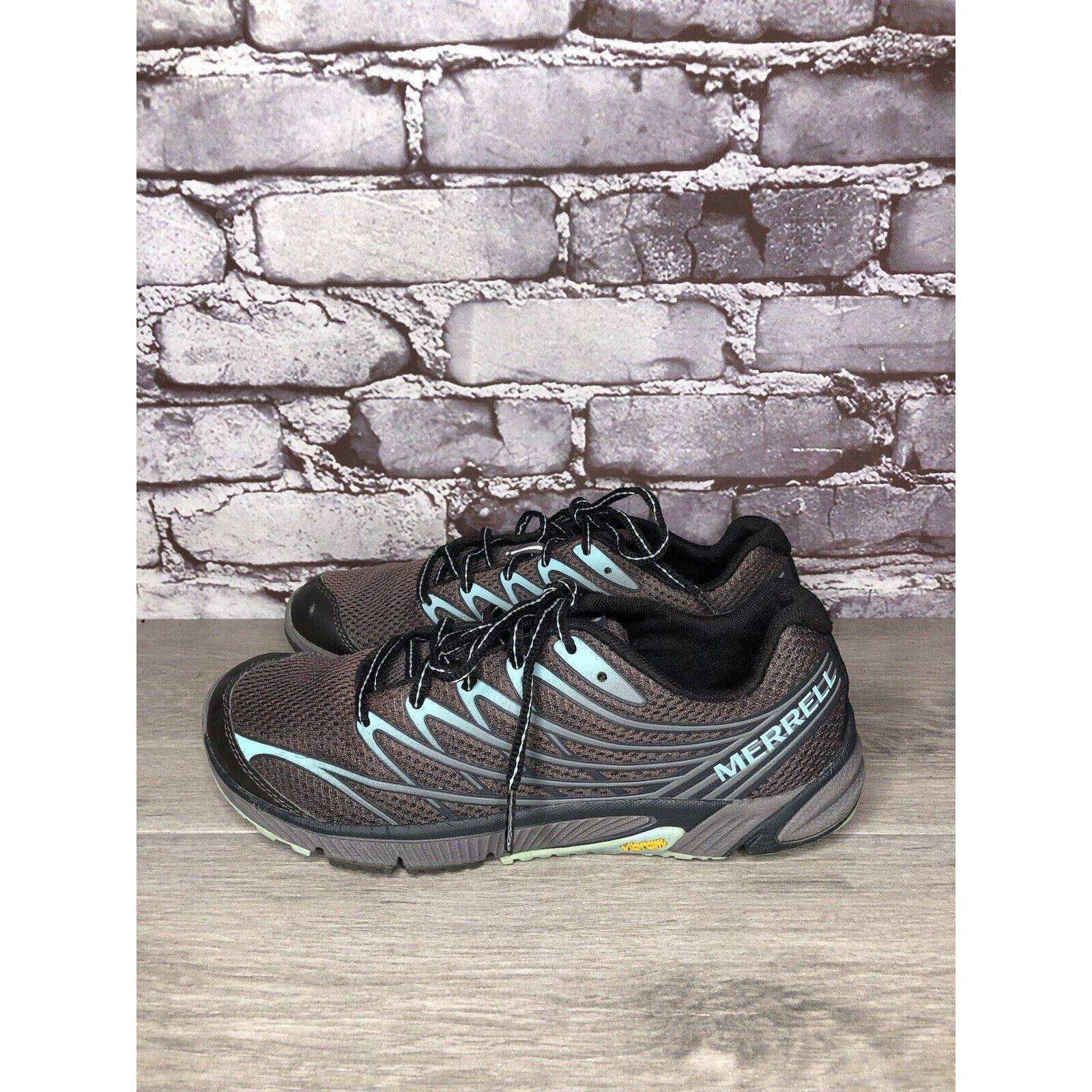 Merrell MERRELL Adventurine Black Aqua Mesh Lace Up Running Shoes Wo Size US 8.5 / IT 38.5 - 11 Thumbnail