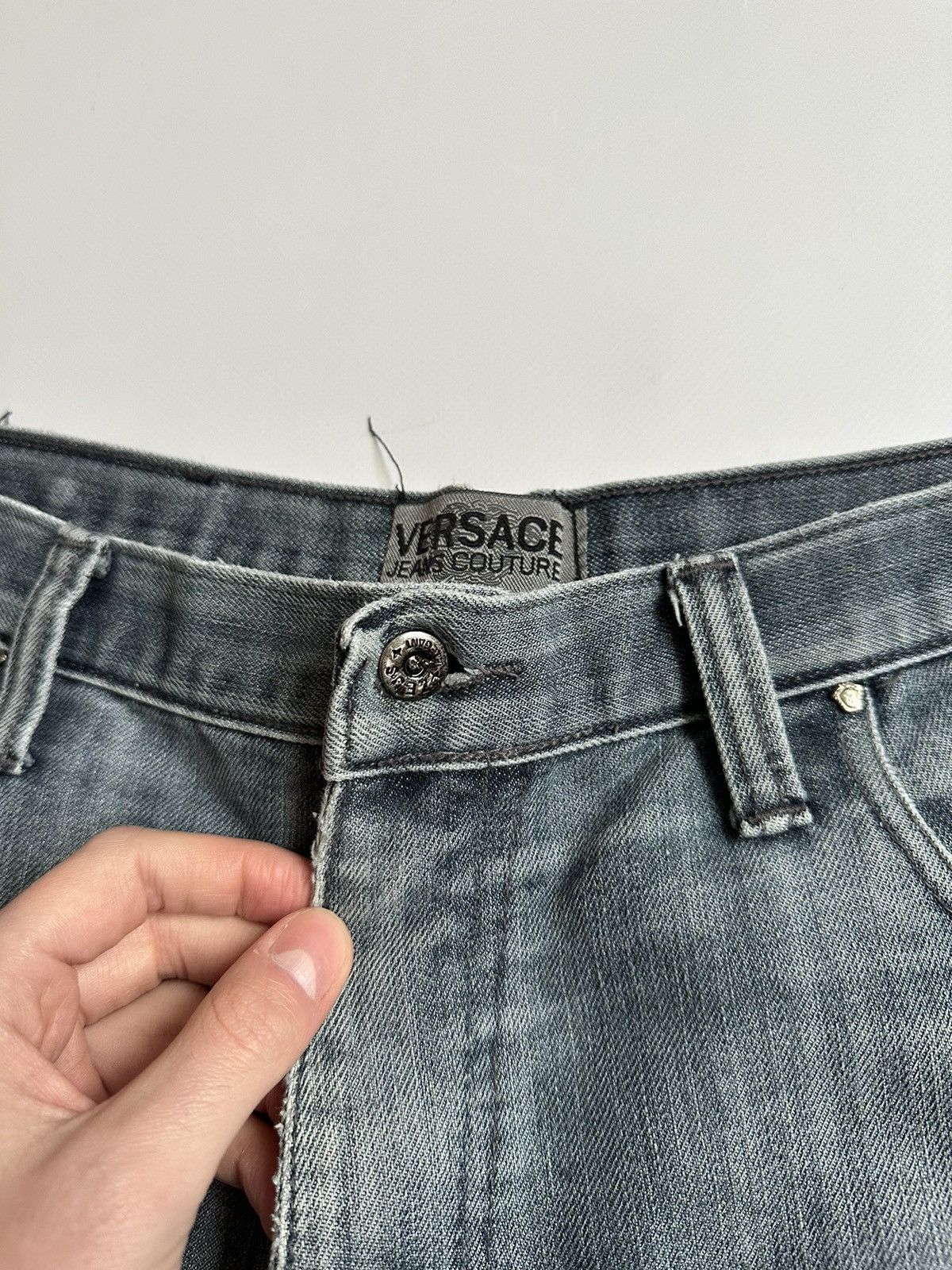Vintage Vintage Versace Jeans Couture Medusa Straight Jeans size 38 Size US 38 / EU 54 - 13 Thumbnail
