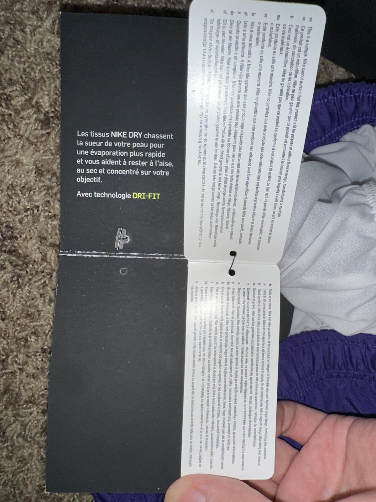 Nike Nike Women's Dri-Fit LSU Football Tempo Athletic Short Sample Size 42" / US 20 - 12 Thumbnail