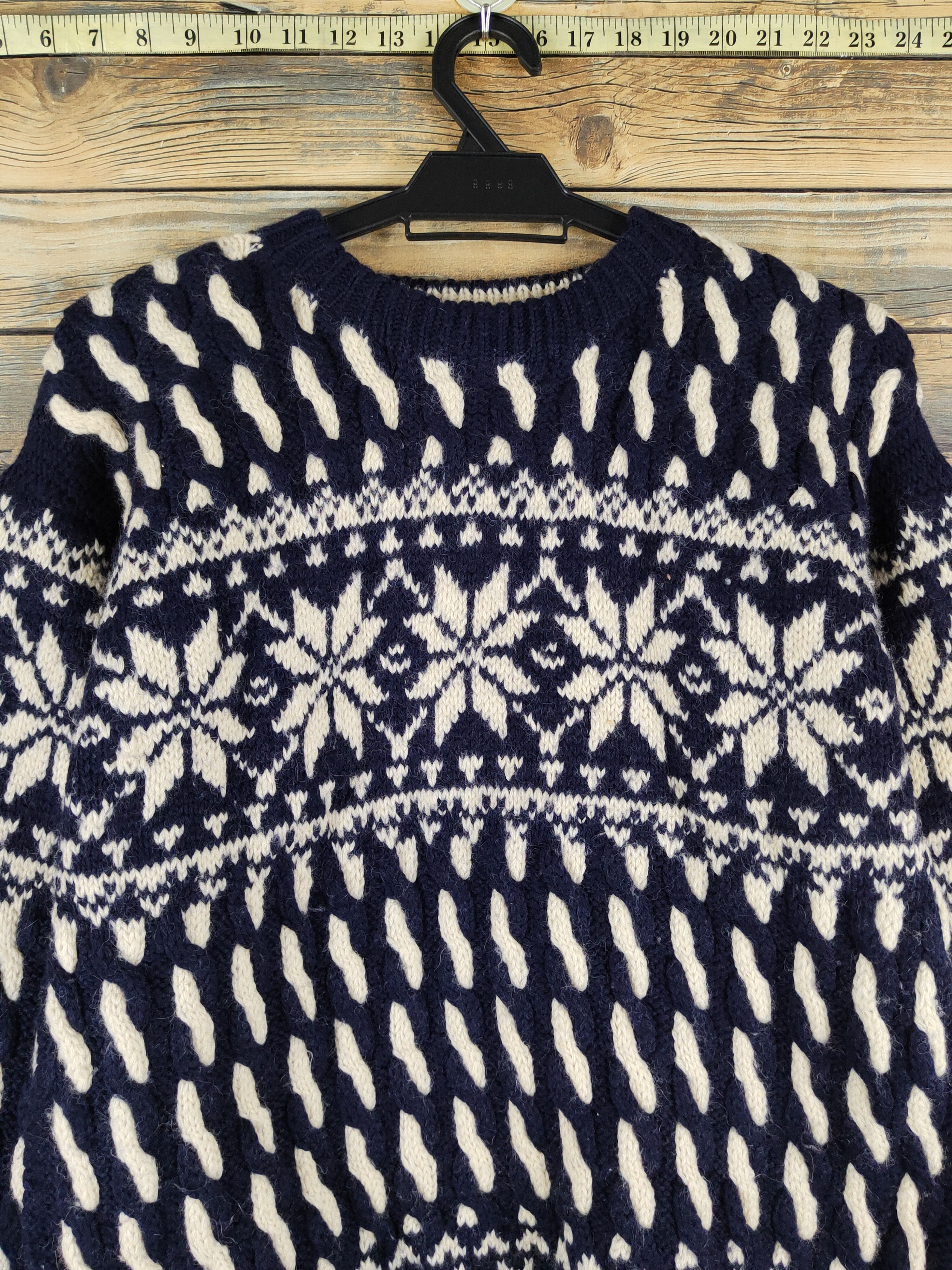 Japanese Brand Mind More Navy Knitwear Sweatshirts #W1937 Size M / US 6-8 / IT 42-44 - 2 Thumbnail