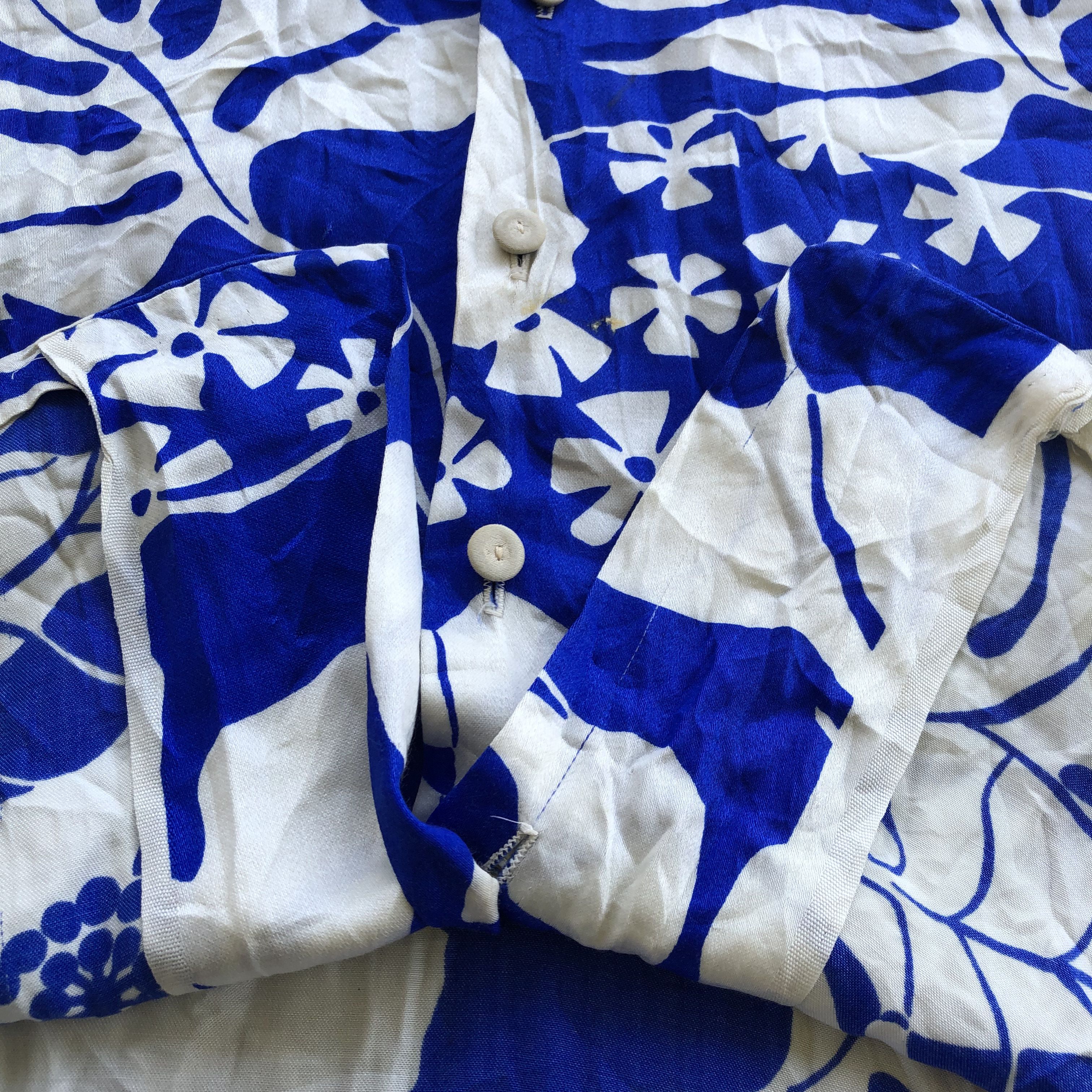 Other Vintage 60s 70s Waltah Clark`s Hawaii polynesian motif shirt Size US L / EU 52-54 / 3 - 4 Thumbnail
