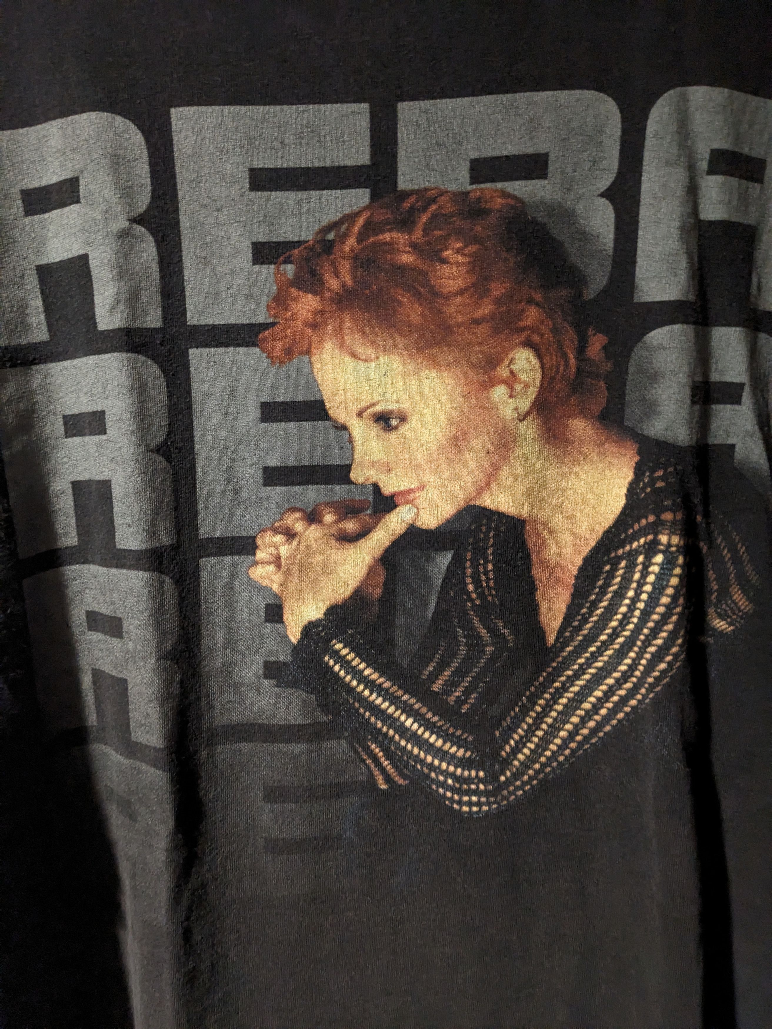 Band Tees × Vintage Vintage 1999 Reba Tour Music Black X-Large T-Shirt Size US XL / EU 56 / 4 - 2 Thumbnail
