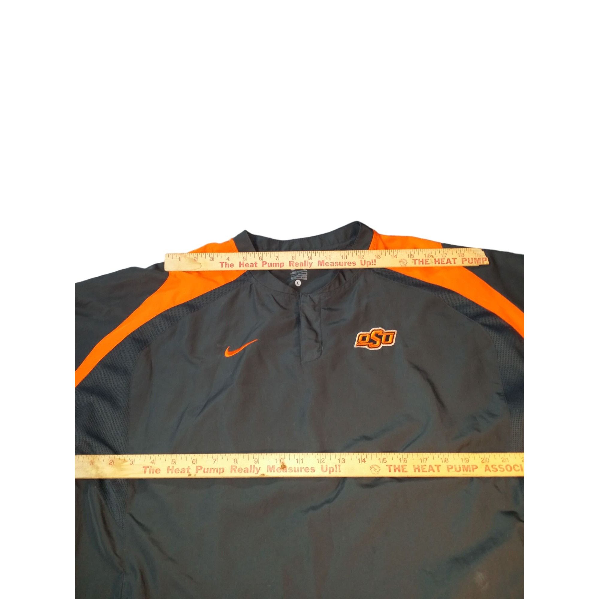 Nike NCAA Nike Pullover Men Sz L Black Orange Oklahoma State Cowb Size US L / EU 52-54 / 3 - 5 Thumbnail