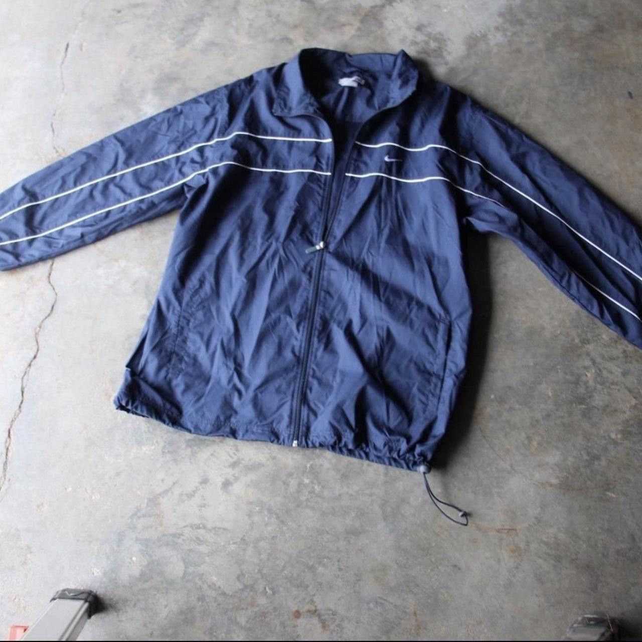 Nike Vintage Grey Tag Nike Solo Swoosh Wind Breaker Size US XL / EU 56 / 4 - 1 Thumbnail
