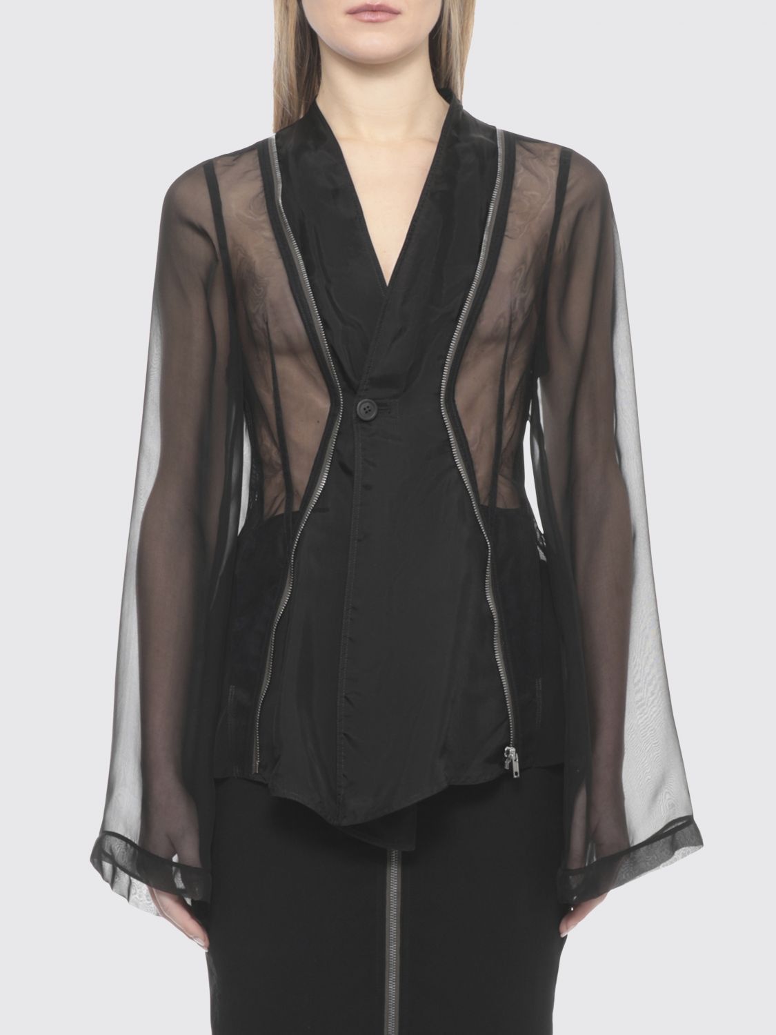 Rick Owens Rick Owens Jacket Woman Black Size S / US 4 / IT 40 - 1 Thumbnail