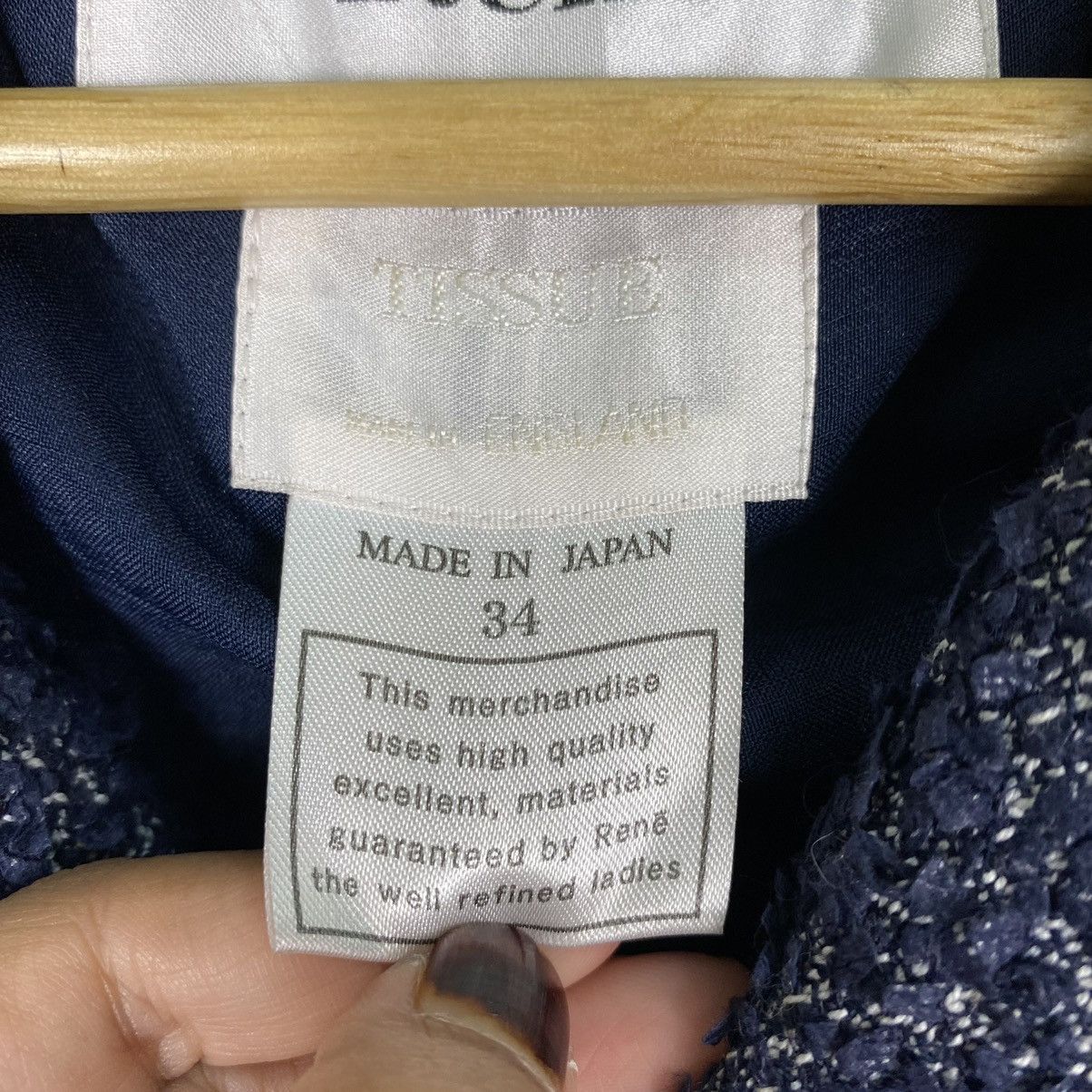 Japanese Brand DESIGNER💥RENE CROPPED JACKET Size US S / EU 44-46 / 1 - 14 Thumbnail