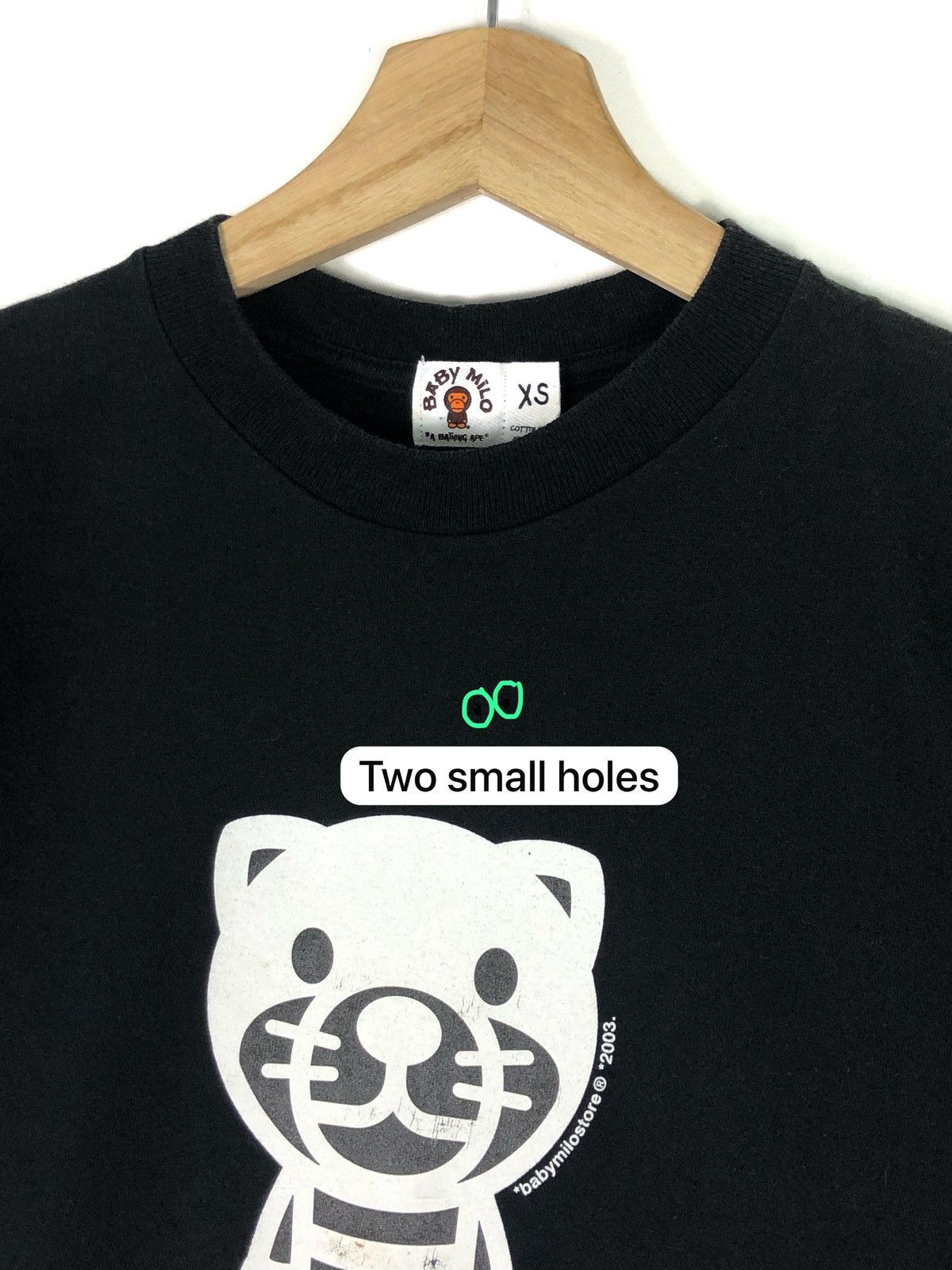 Bape VINTAGE 2003 BAPE BABY MILO CAT SINGLE STITCH Size XXS / US 00 / IT 34 - 8 Thumbnail