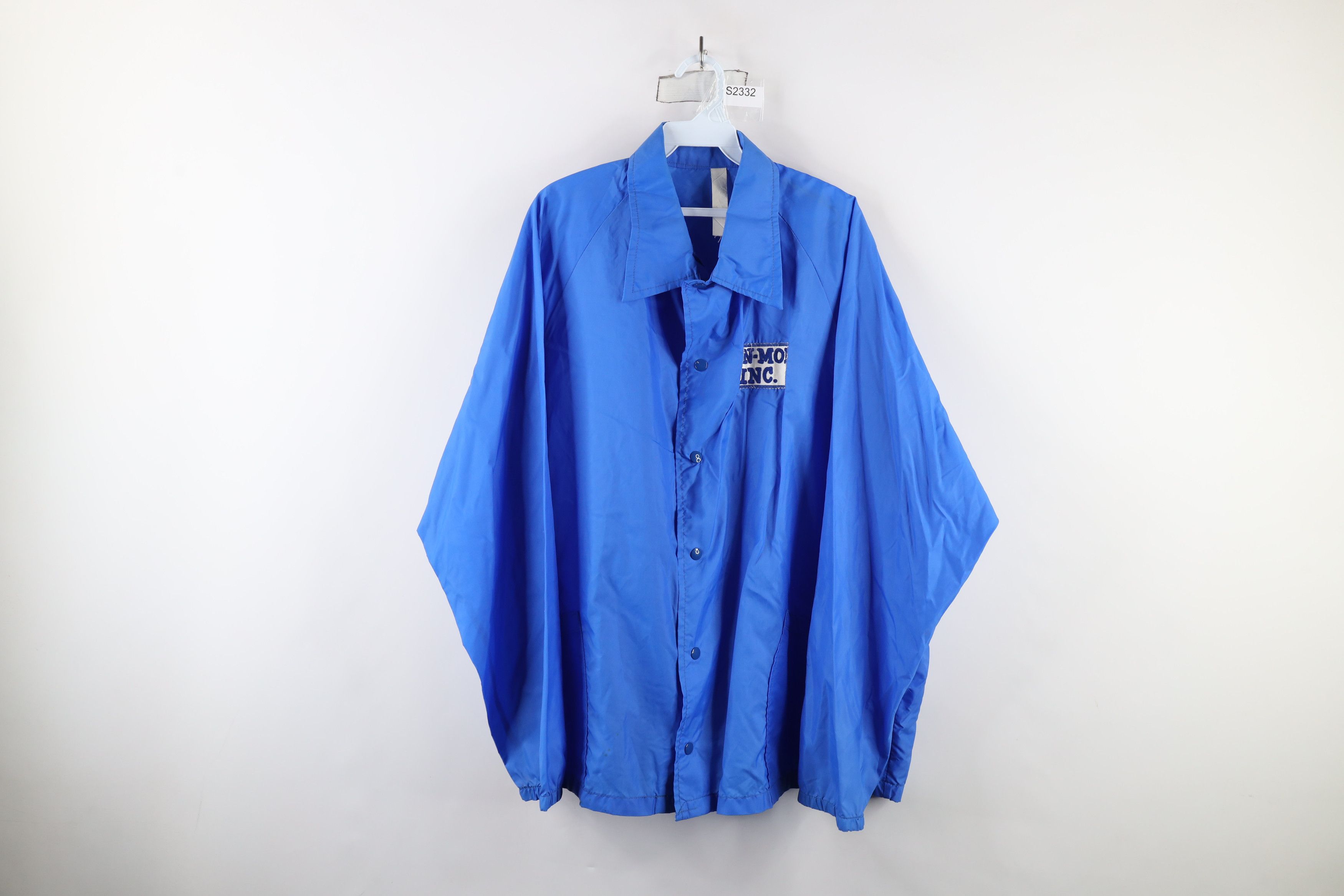 Vintage Vintage 70s Streetwear Stitch Lin Mor Inc Coaches Jacket USA Size US XXL / EU 58 / 5 - 1 Thumbnail