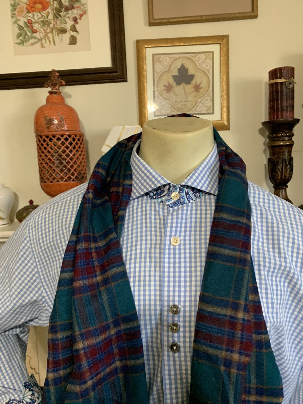 Pendleton 100% Virgin Wool Plaid scarf nwt Size ONE SIZE - 3 Thumbnail