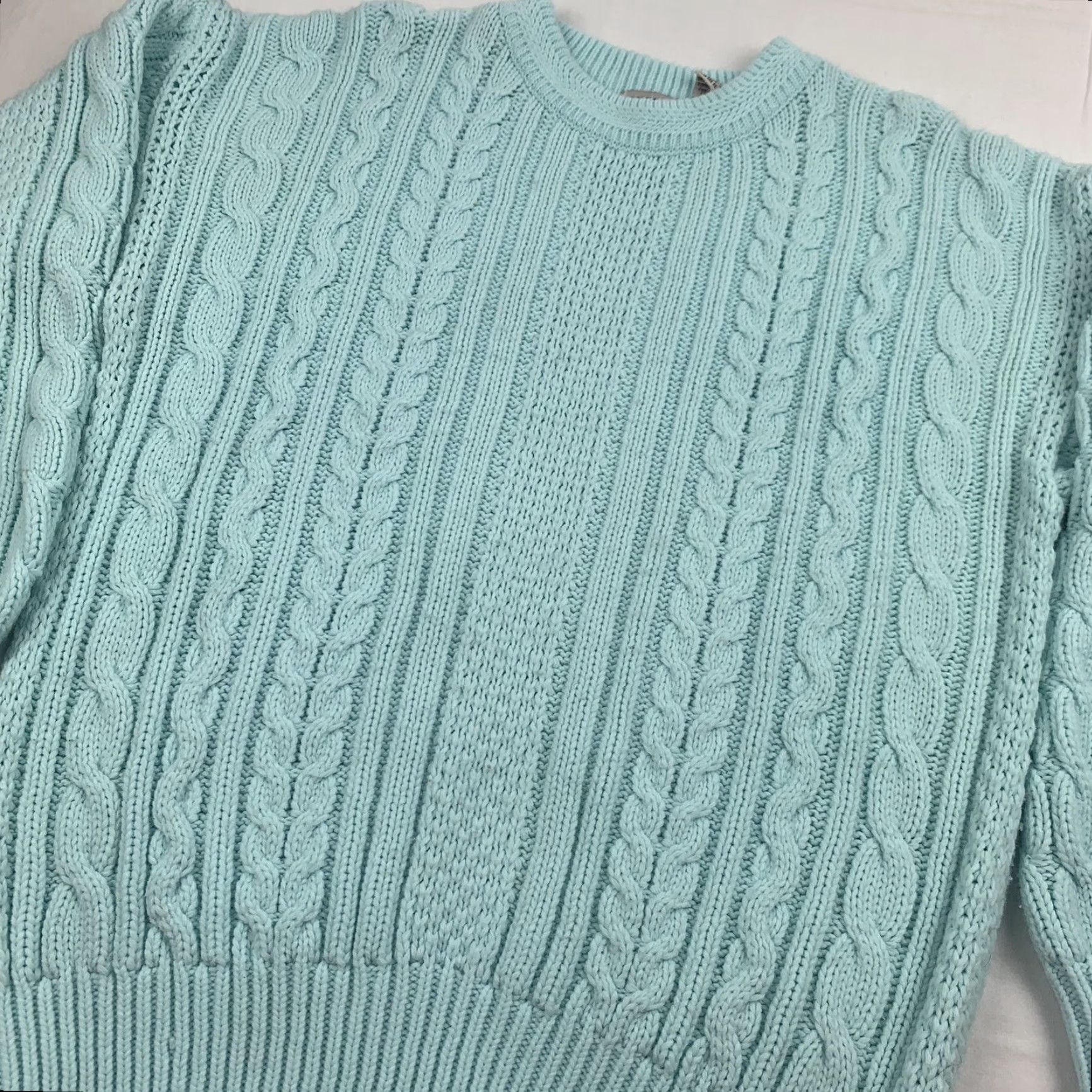 Vintage Vintage Carriage Court Sport Sweater Womens Medium Light Blue Knitted Pullover Size M / US 6-8 / IT 42-44 - 2 Thumbnail