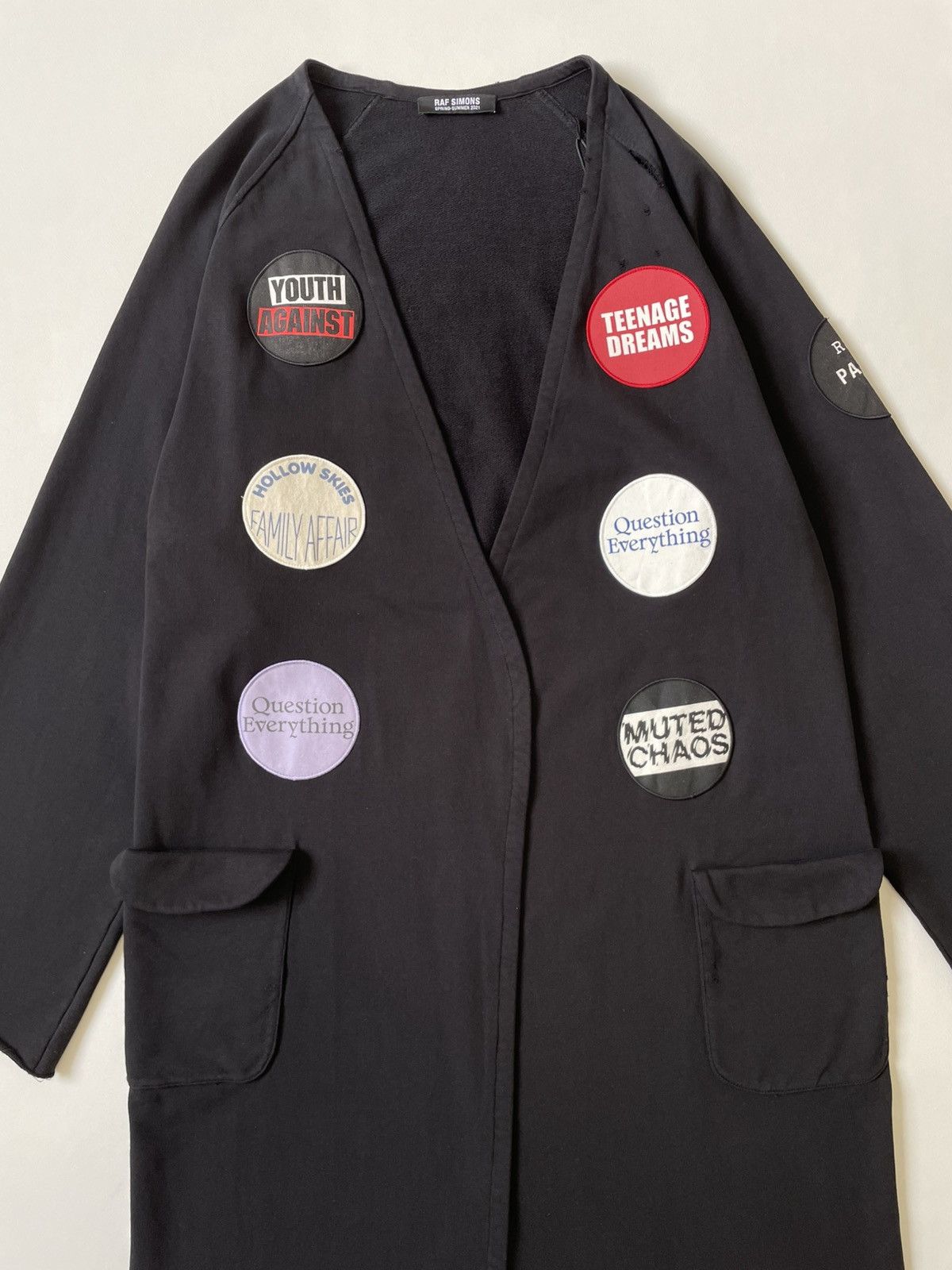Raf Simons S/S 21 Patch Cotton ‘Bathrobe’ Jacket Size US M / EU 48-50 / 2 - 2 Thumbnail