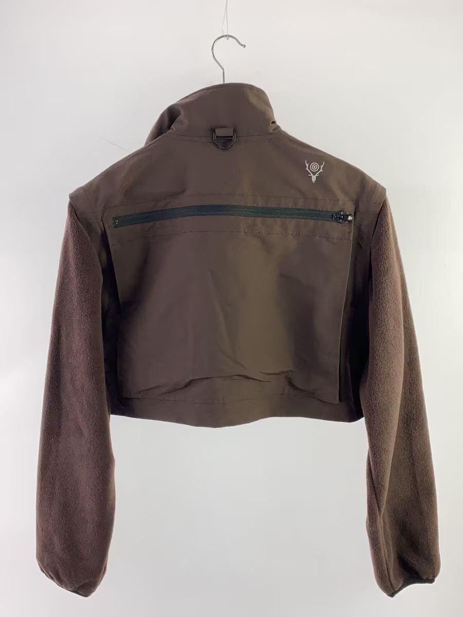 South2 West8 Multi Pocket Utility Cropped Fleece Sleeve Jacket Size US L / EU 52-54 / 3 - 2 Thumbnail