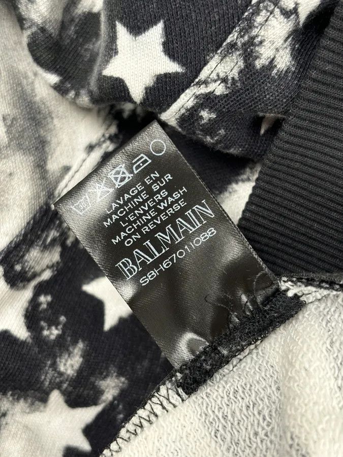Balmain Balmain Black & White USA Flag Contemporary Zip Sweater Size US M / EU 48-50 / 2 - 12 Thumbnail
