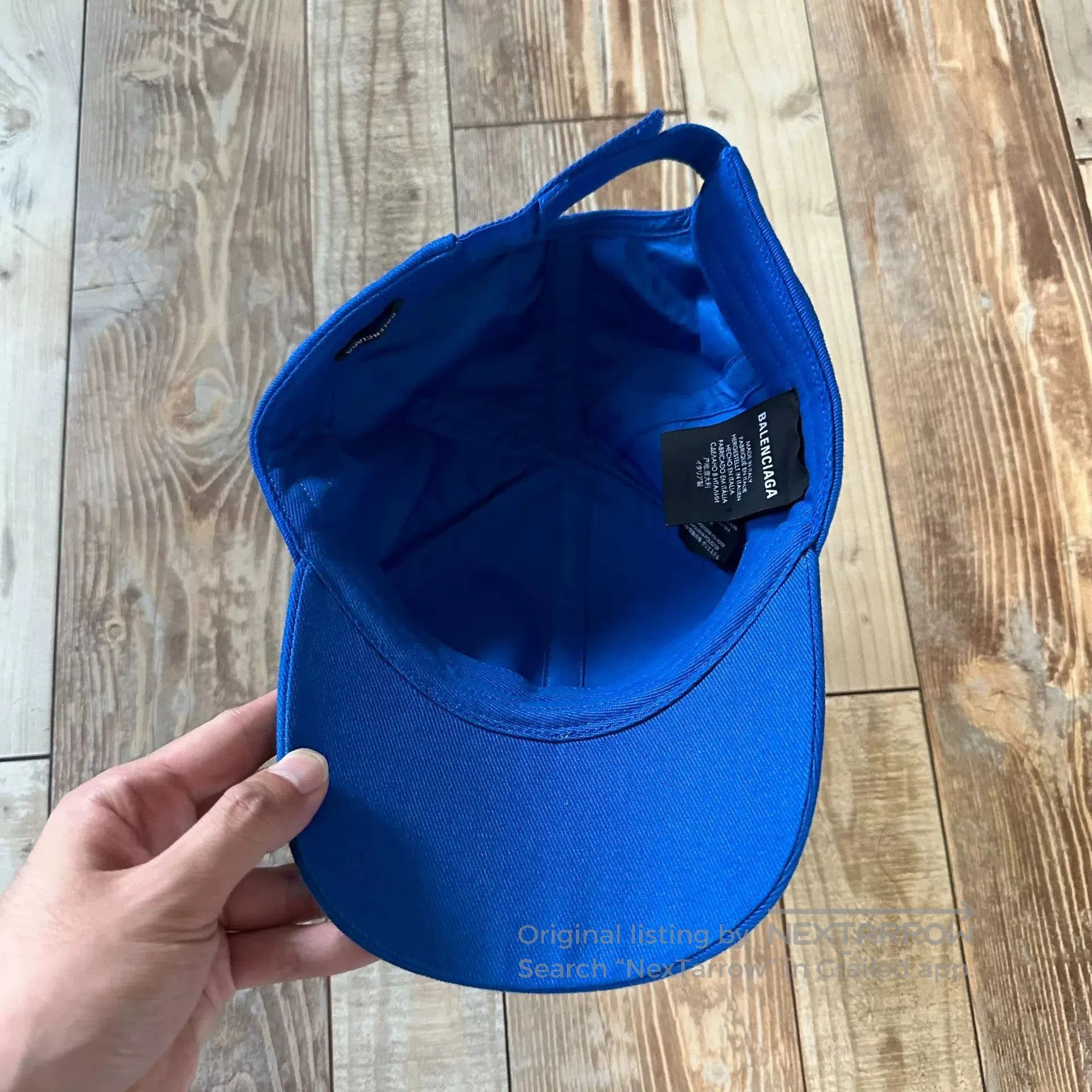 Balenciaga Balenciaga Embroidered Logo Sky Blue Cap. Size ONE SIZE - 3 Thumbnail
